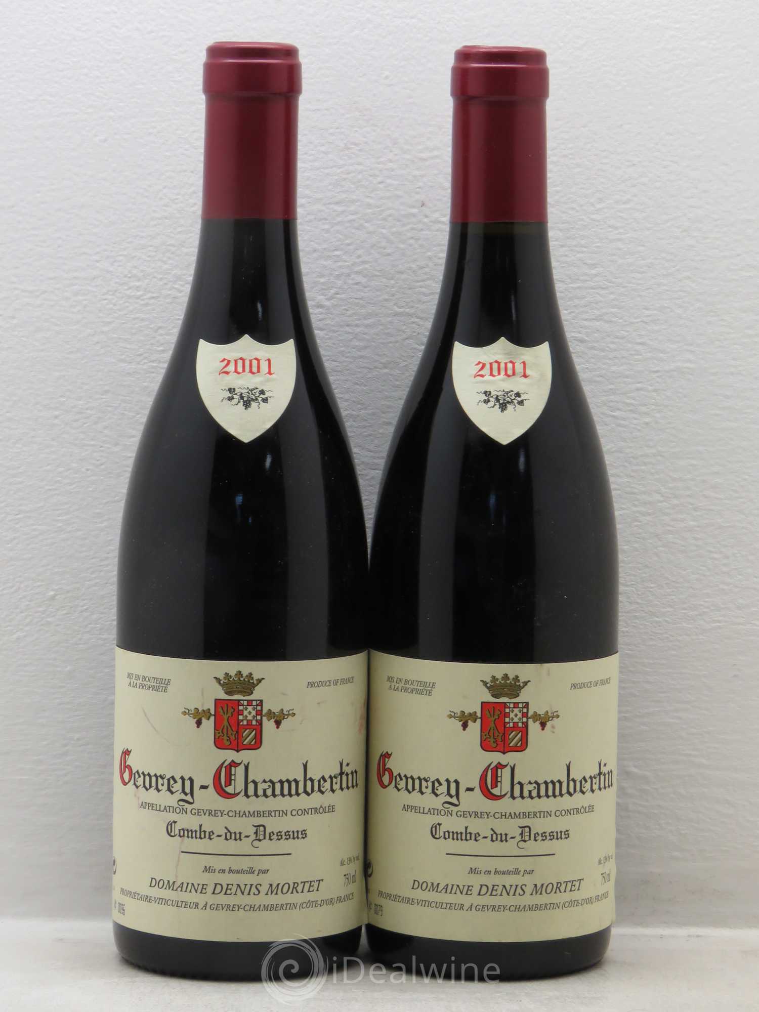 Gevrey-Chambertin Denis Mortet (Domaine) Combe-du-Dessus 2001 - Lot de 2 bouteilles - 0