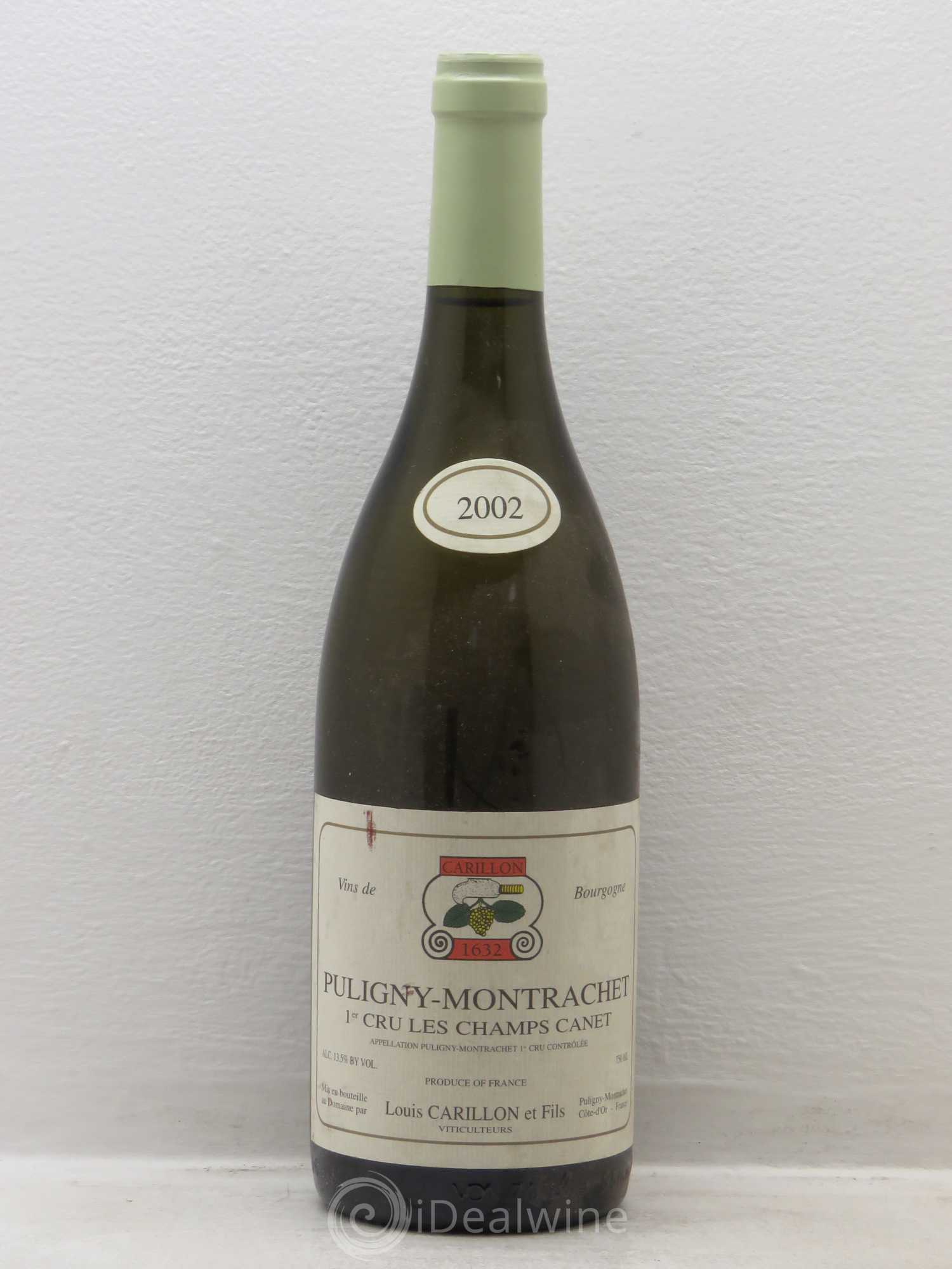 Puligny-Montrachet 1er Cru 2002 - Lot de 1 bouteille - 0