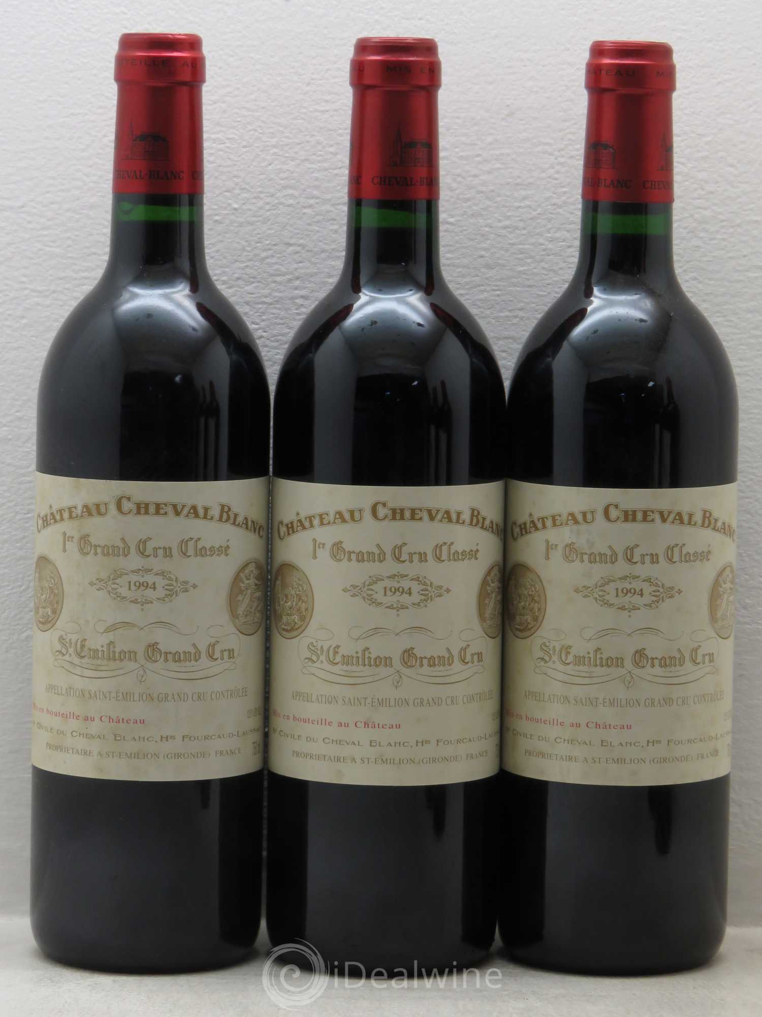 Château Cheval Blanc 1er Grand Cru Classé A 1994 - Lot de 6 bouteilles - 1