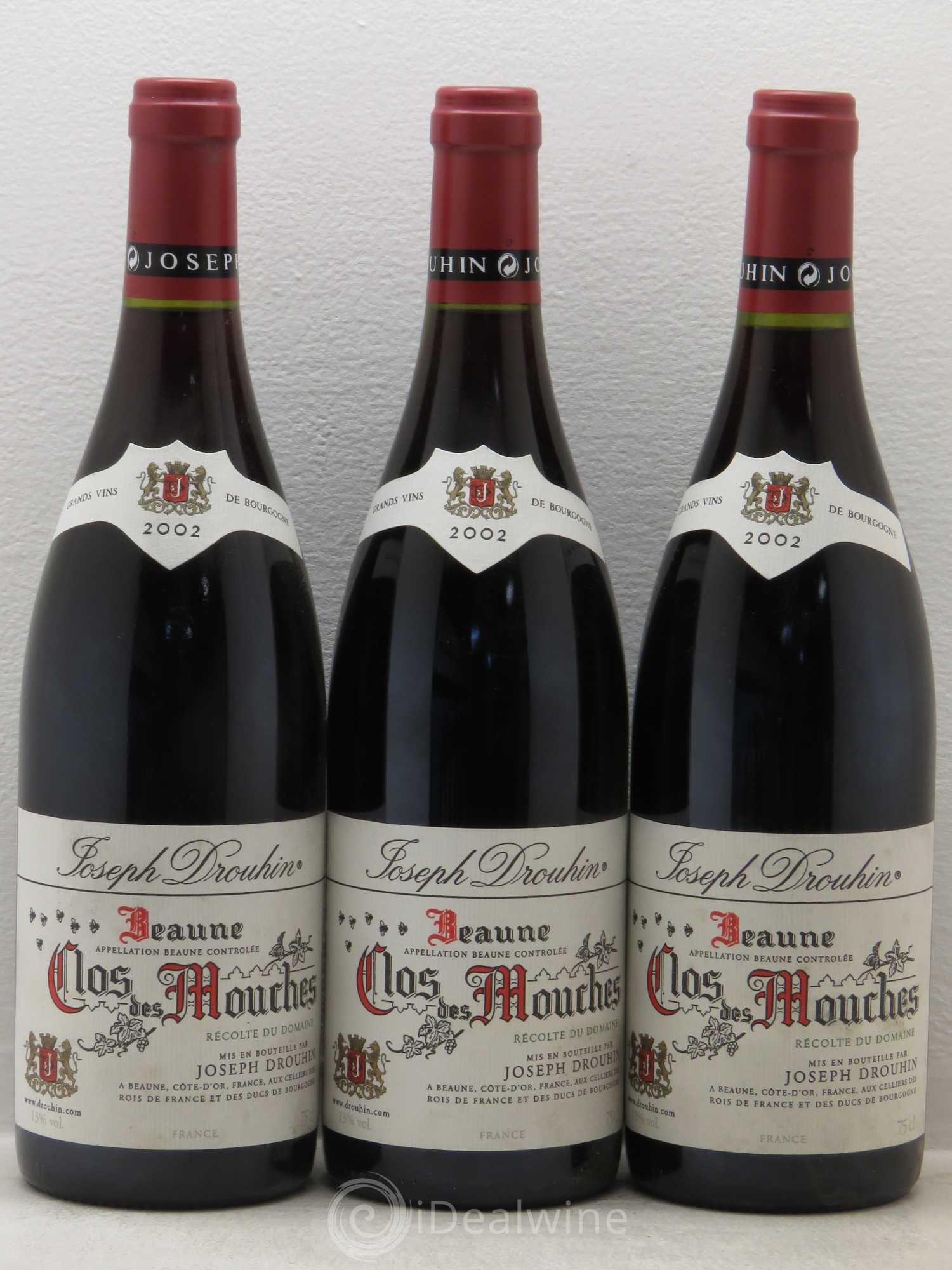 Beaune 1er Cru Clos des Mouches Joseph Drouhin 2002 - Lot de 6 bouteilles - 2