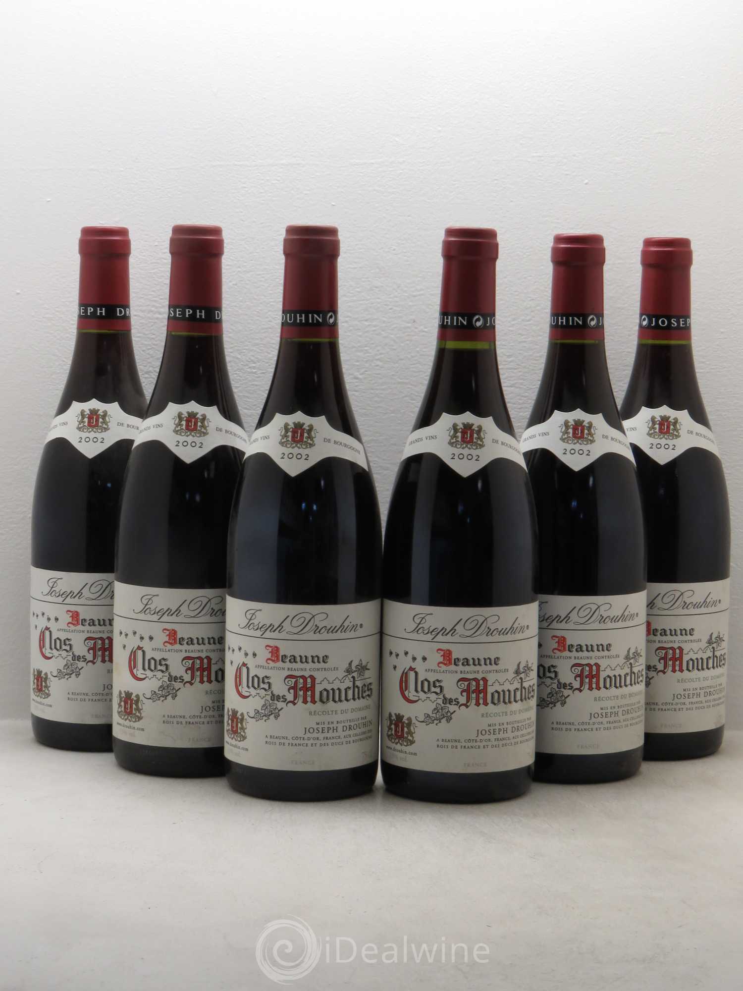Beaune 1er Cru Clos des Mouches Joseph Drouhin 2002 - Lot de 6 bouteilles - 0