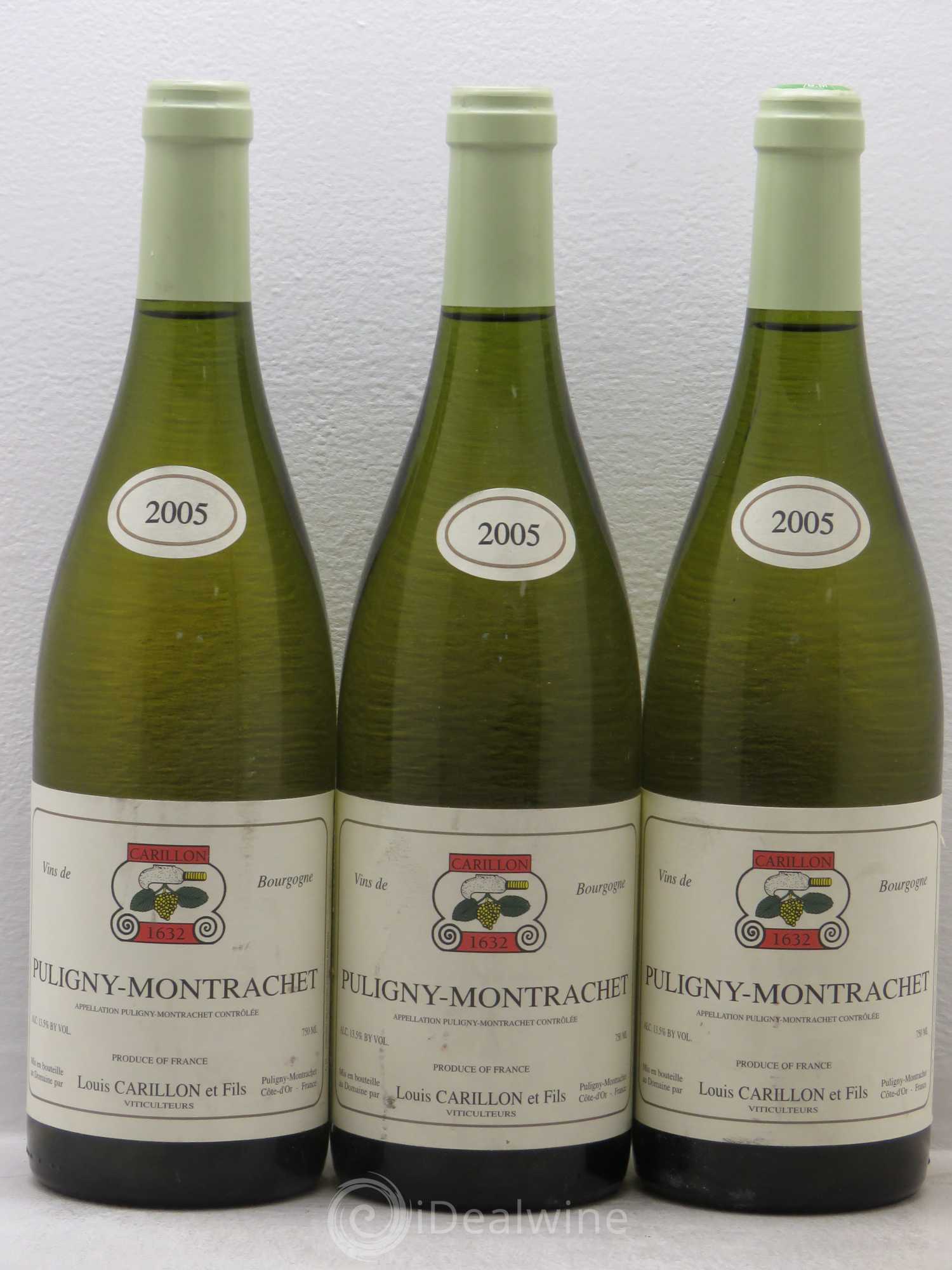 Puligny-Montrachet Louis Carillon & Fils 2005 - Lot de 3 bouteilles - 0
