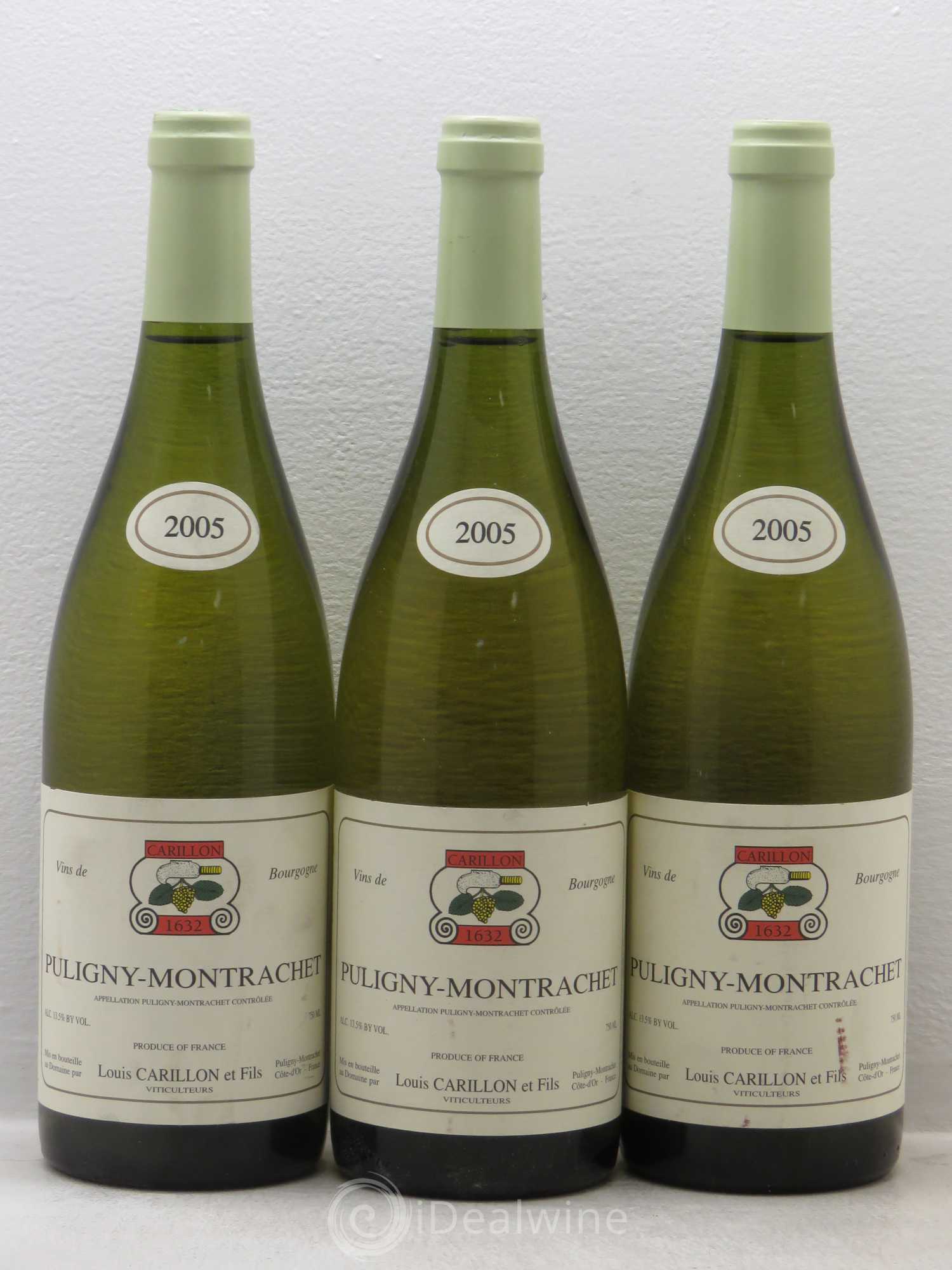Puligny-Montrachet Louis Carillon & Fils 2005 - Lot de 3 bouteilles - 0