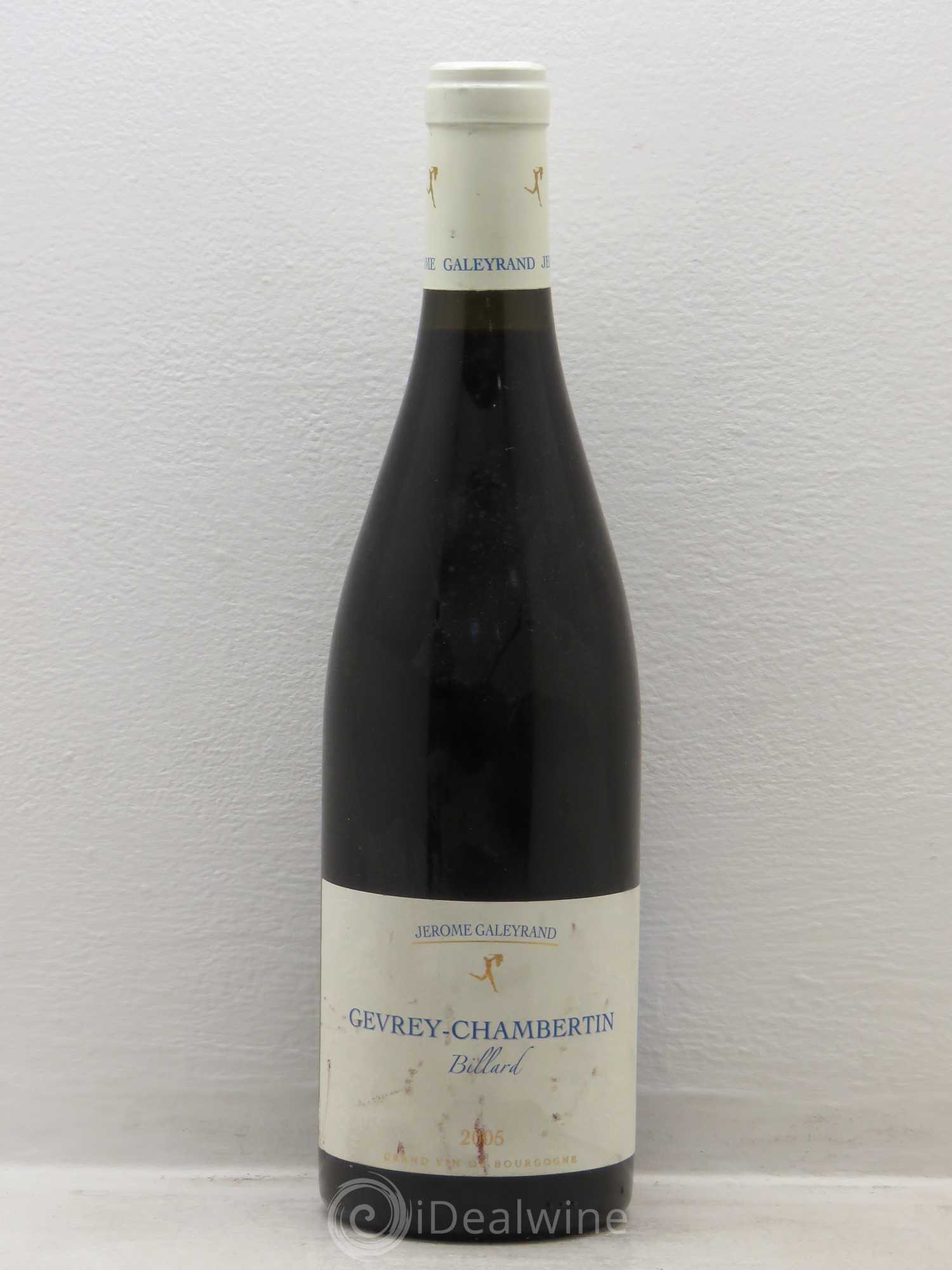 Gevrey-Chambertin Billard Jérome Galeyrand 2005 - Posten von 1 Flasche - 0