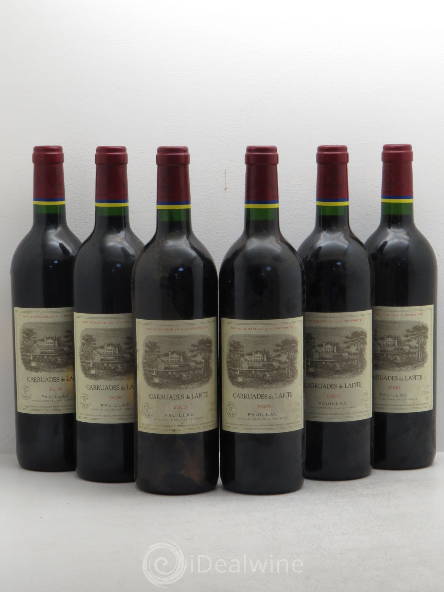 Carruades de Lafite Rothschild Second Vin 2000 - Lot de 6 bouteilles - 0