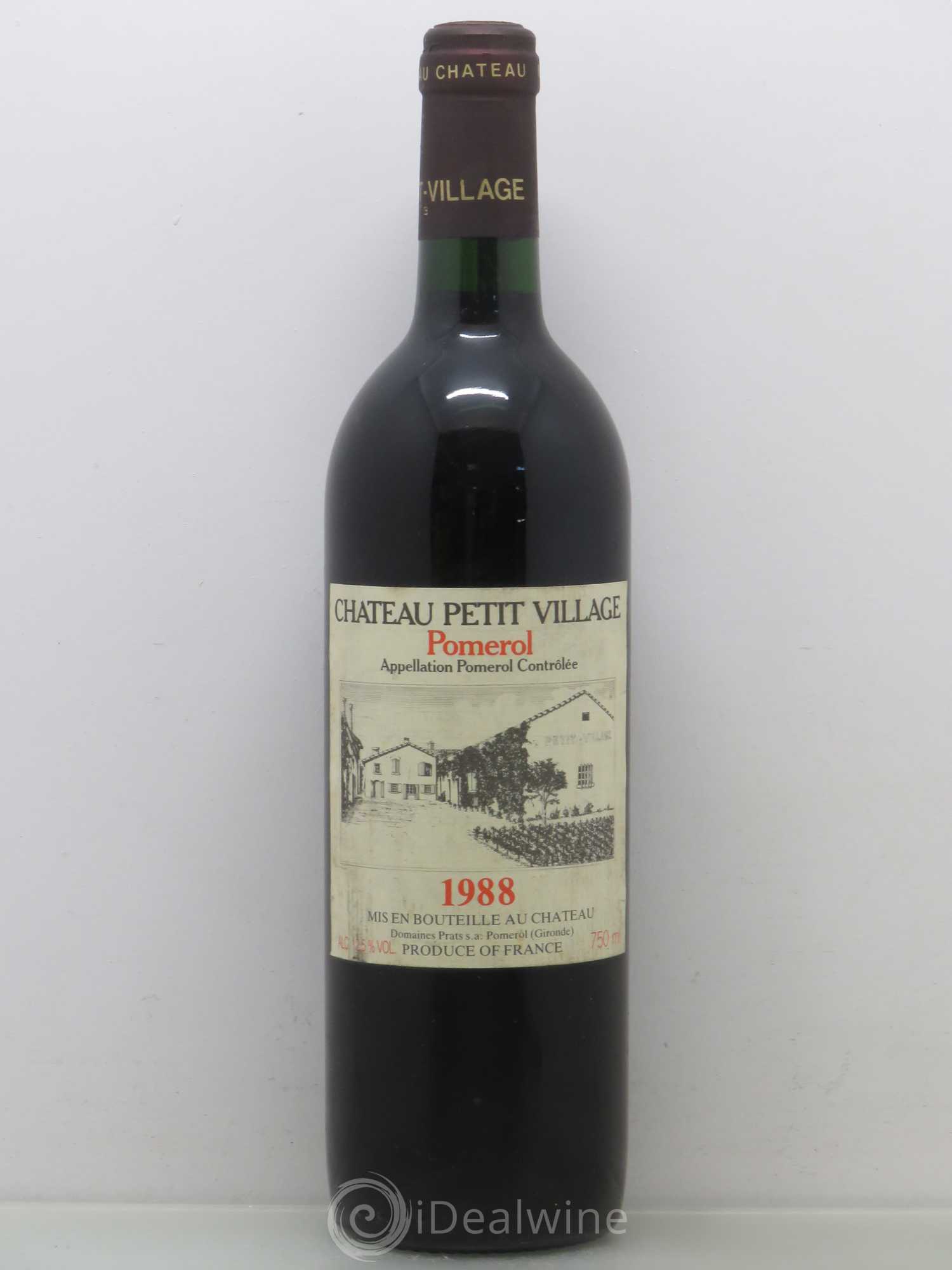 Château Petit Village 1988 - Lot de 1 bouteille - 0