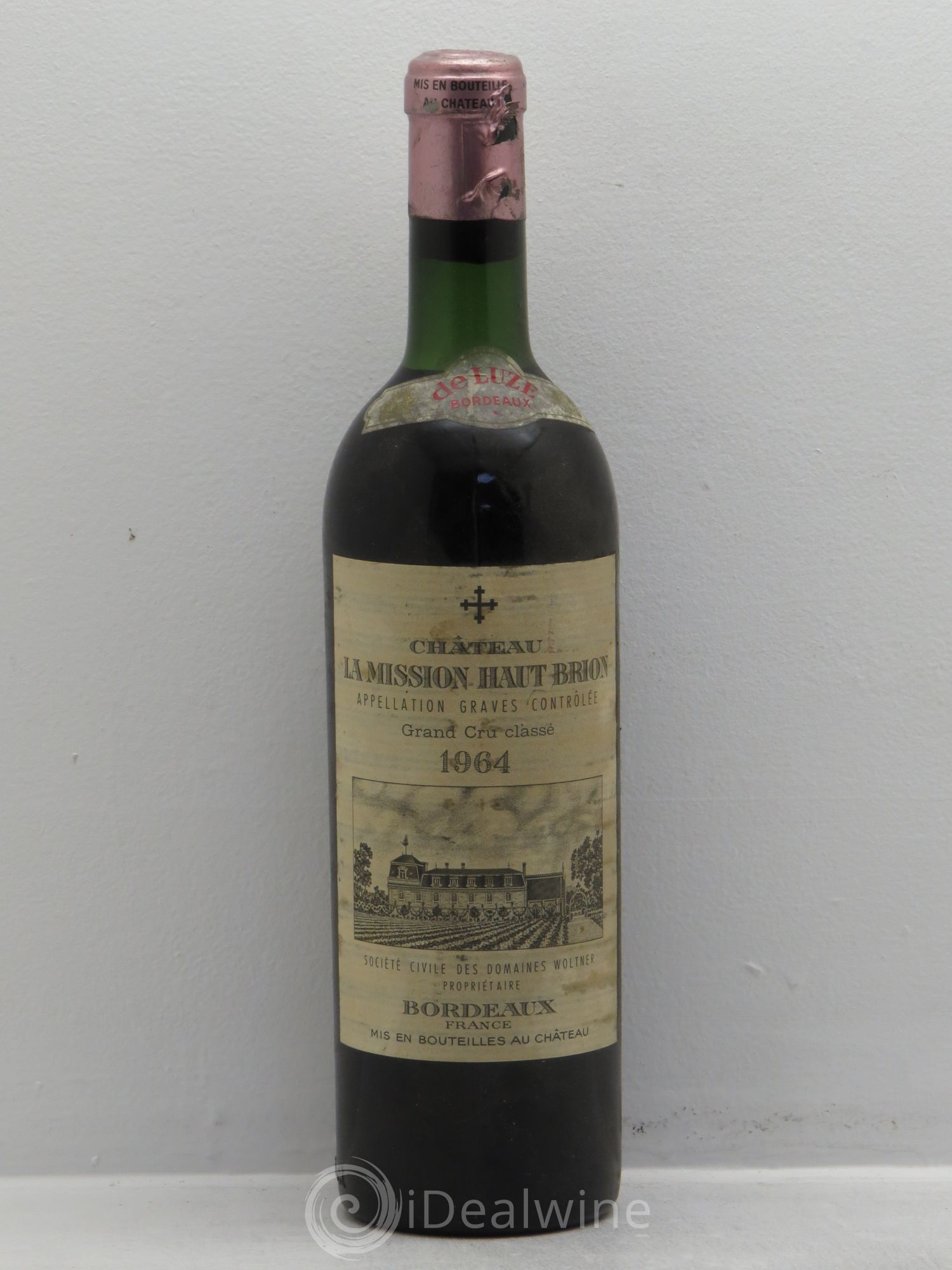 Château la Mission Haut-Brion Cru Classé de Graves 1964 - Lot de 1 bouteille - 0