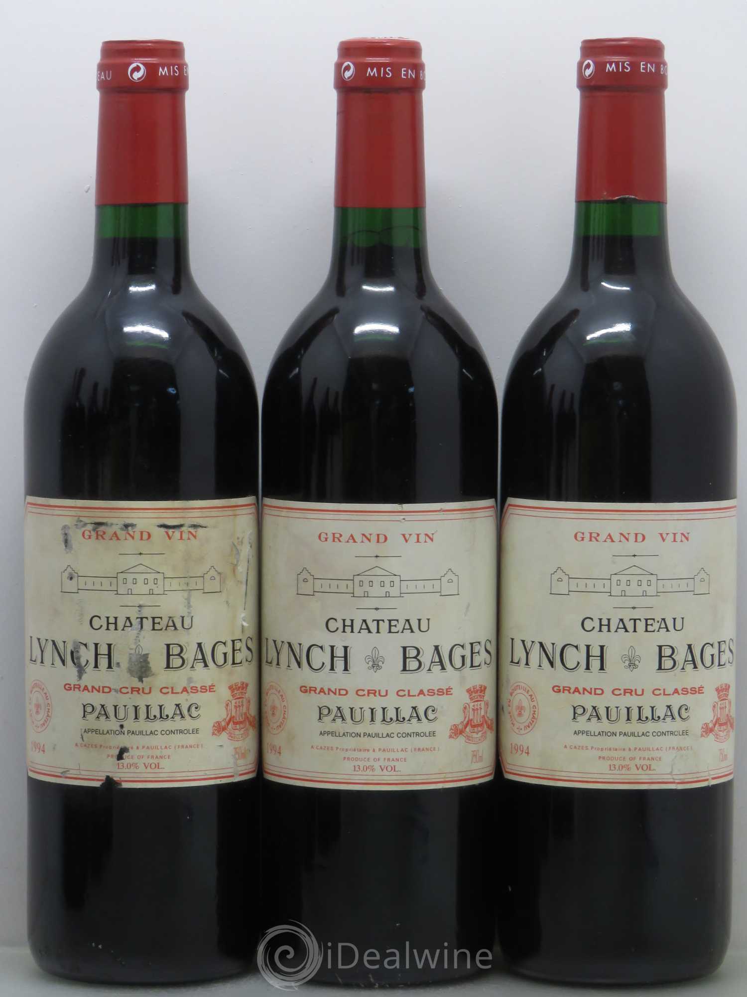 Château Lynch Bages 5ème Grand Cru Classé 1994 - Lot de 6 bouteilles - 1