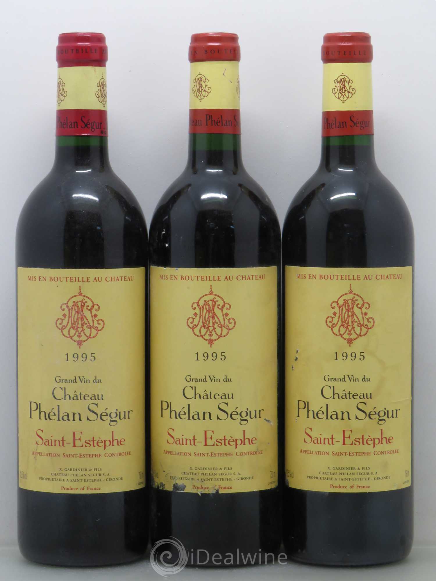 Château Phélan Ségur 1995 - Lot de 5 bouteilles - 1
