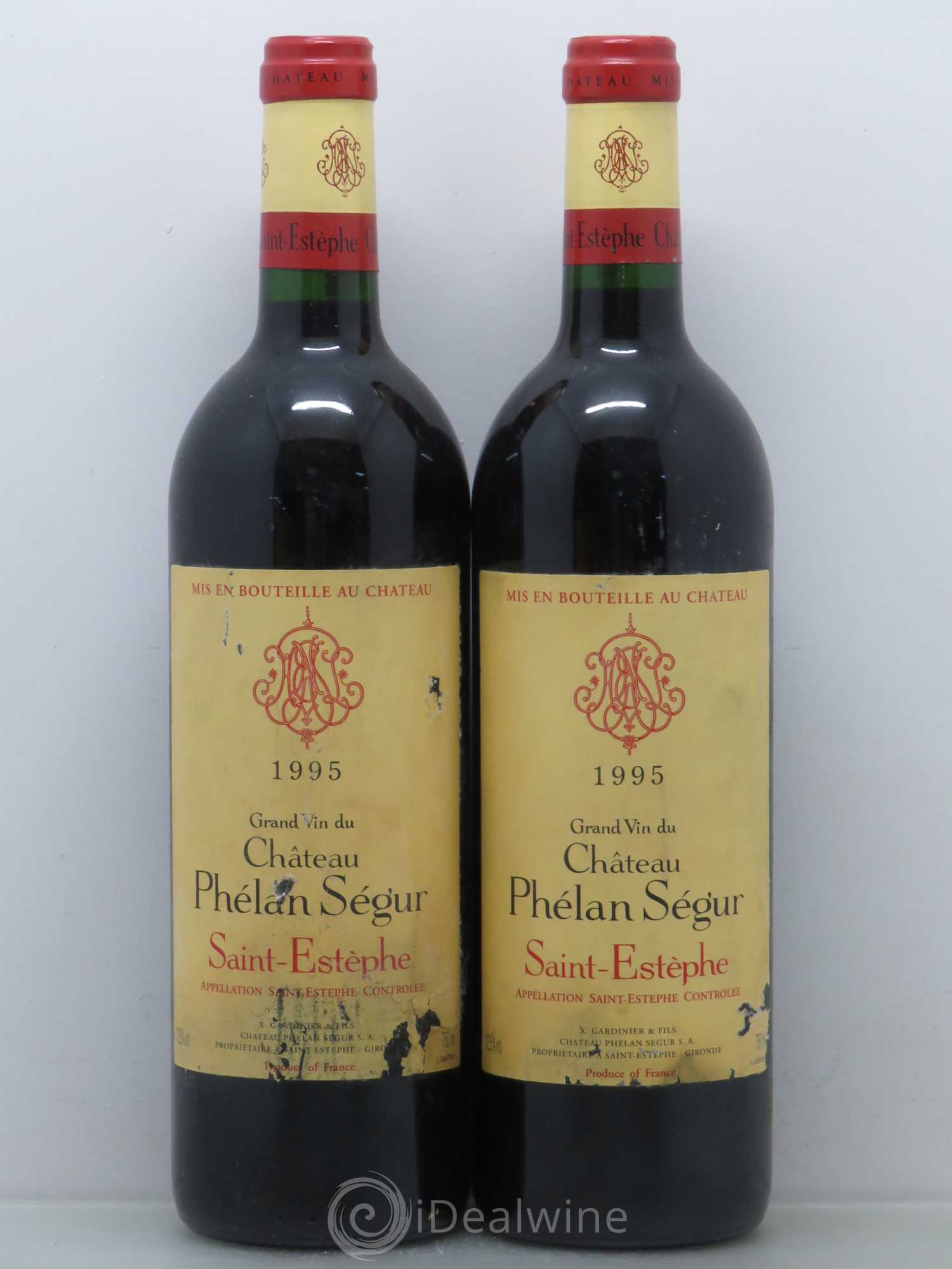 Château Phélan Ségur 1995 - Lot de 5 bouteilles - 2