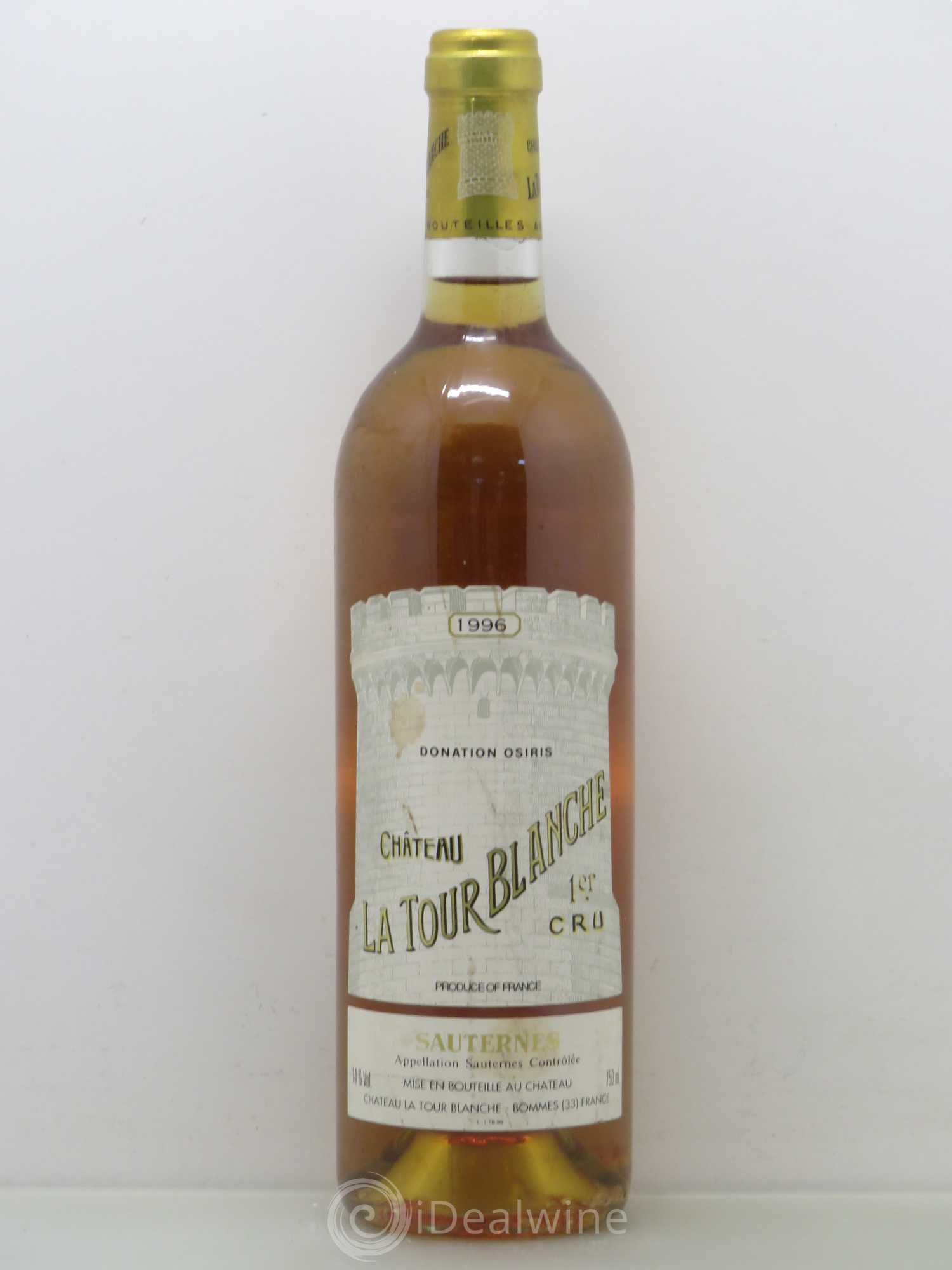 Château la Tour Blanche 1er Grand Cru Classé 1996 - Lotto di 1 bottiglia - 0