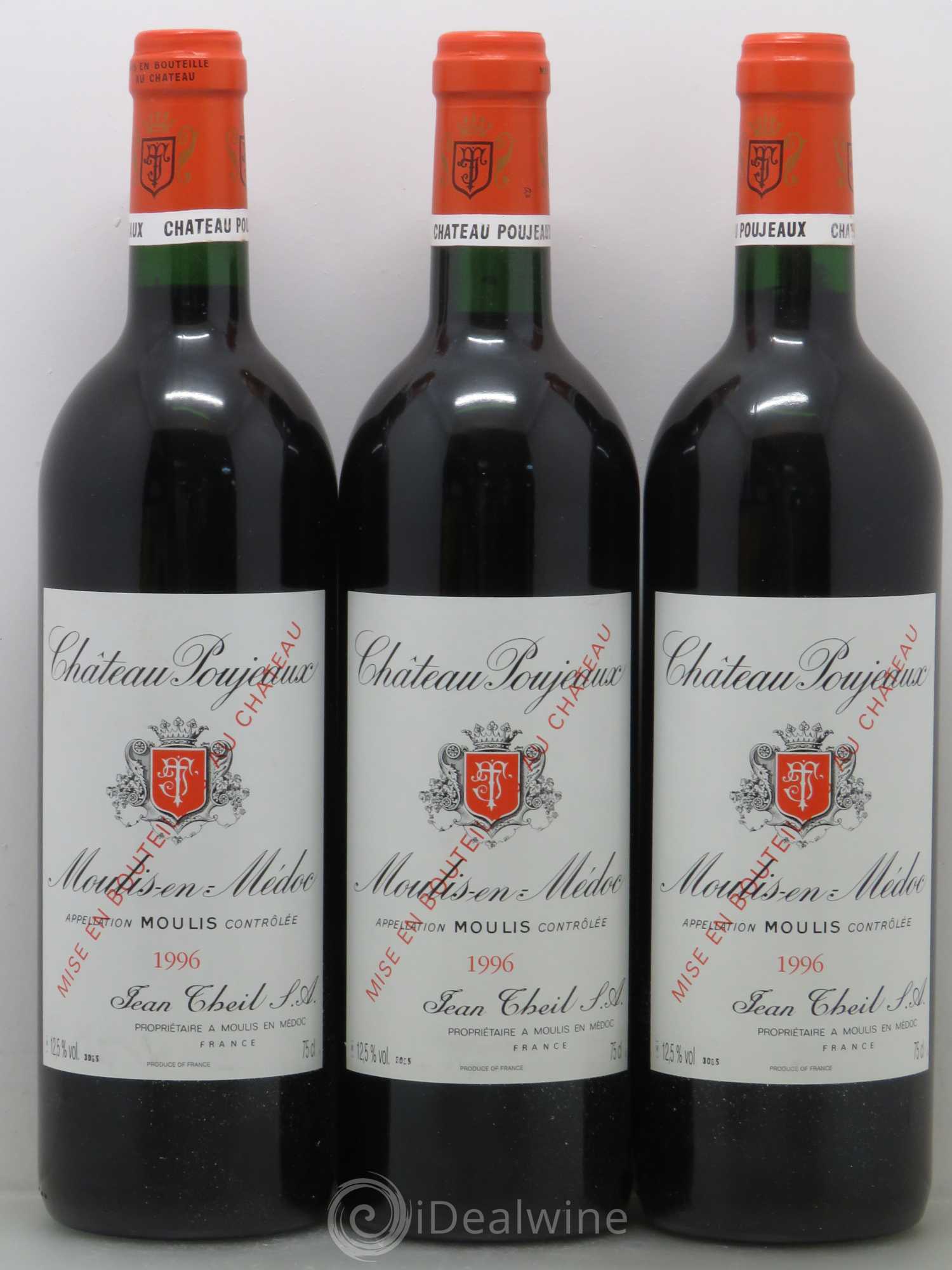 Château Poujeaux 1996 - Lot de 11 bouteilles - 2