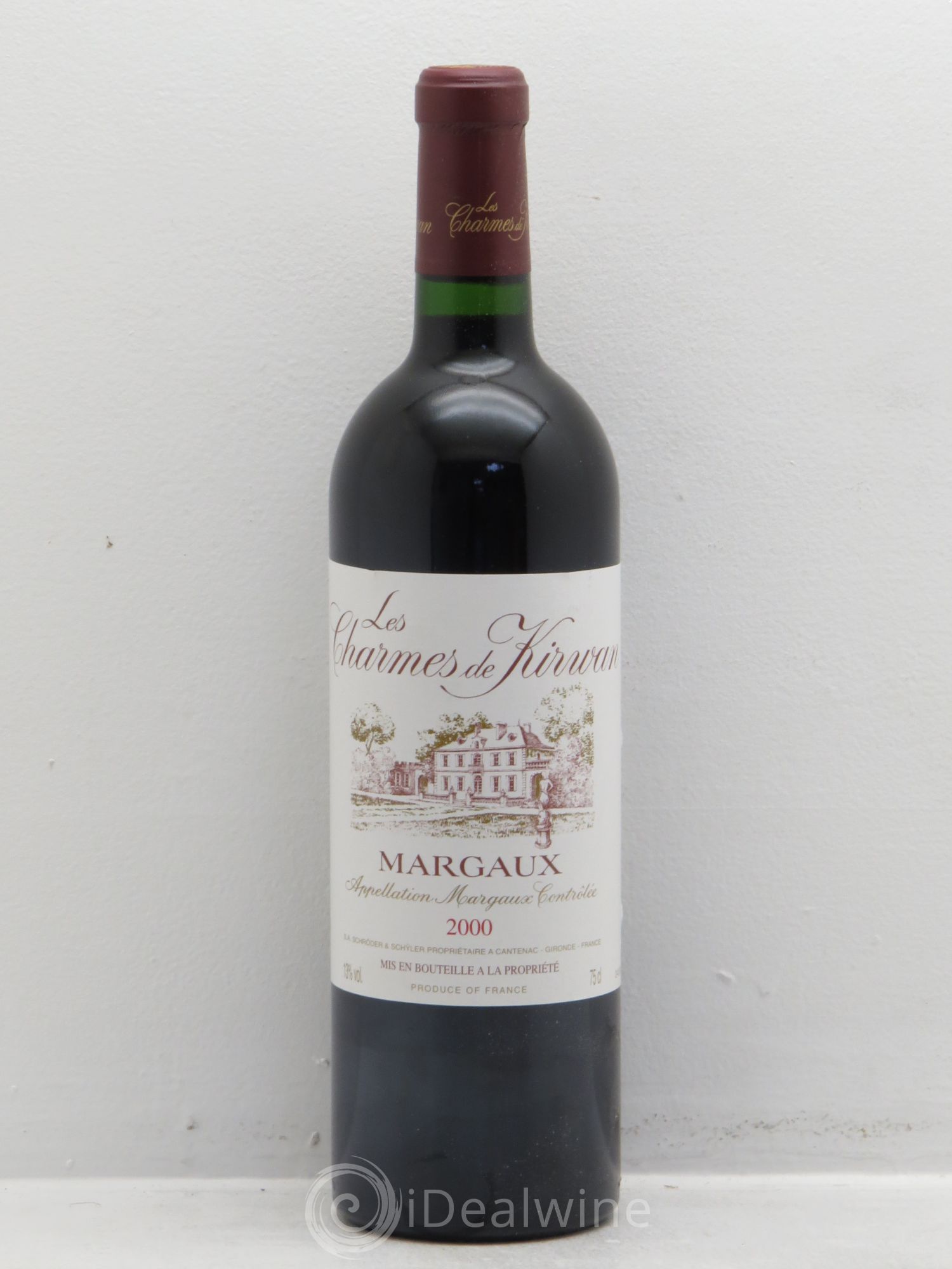 Bordeaux Les Charmes de Kirwan 2000 - Posten von 6 Flaschen - 0