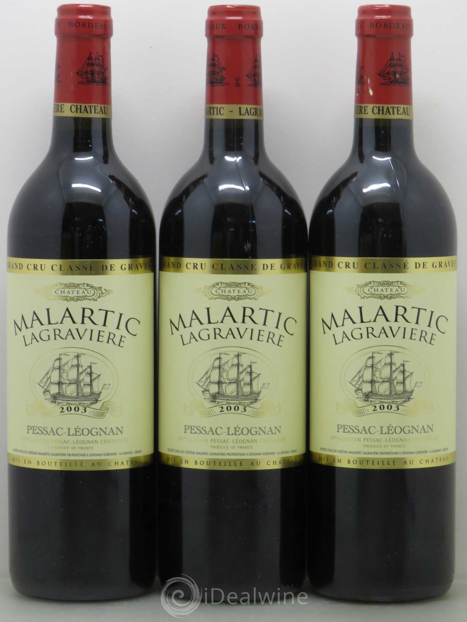 Château Malartic-Lagravière Cru Classé de Graves 2003 - Lot de 12 bouteilles - 3