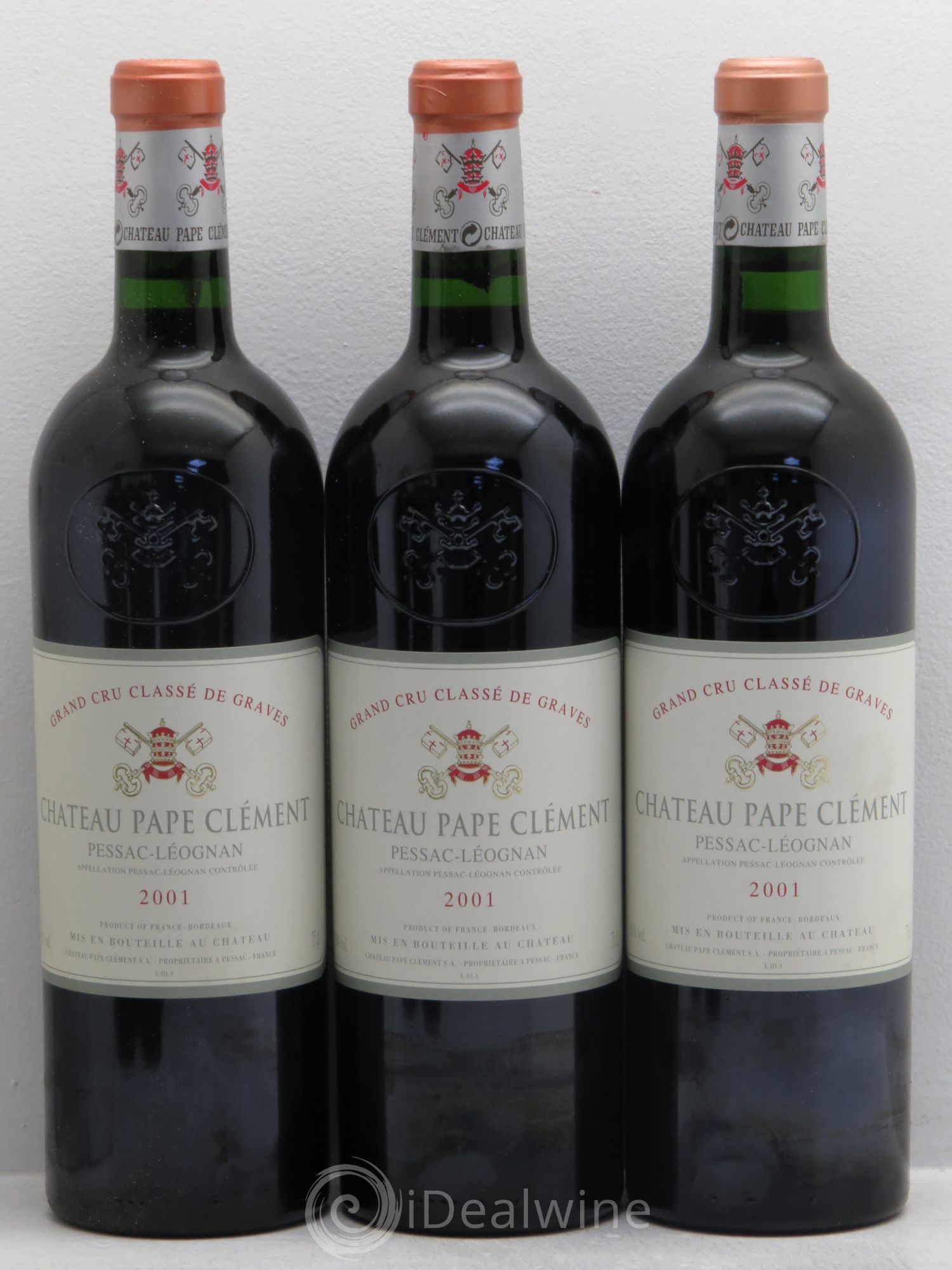 Château Pape Clément Cru Classé de Graves 2001 - Lot de 12 bouteilles - 2