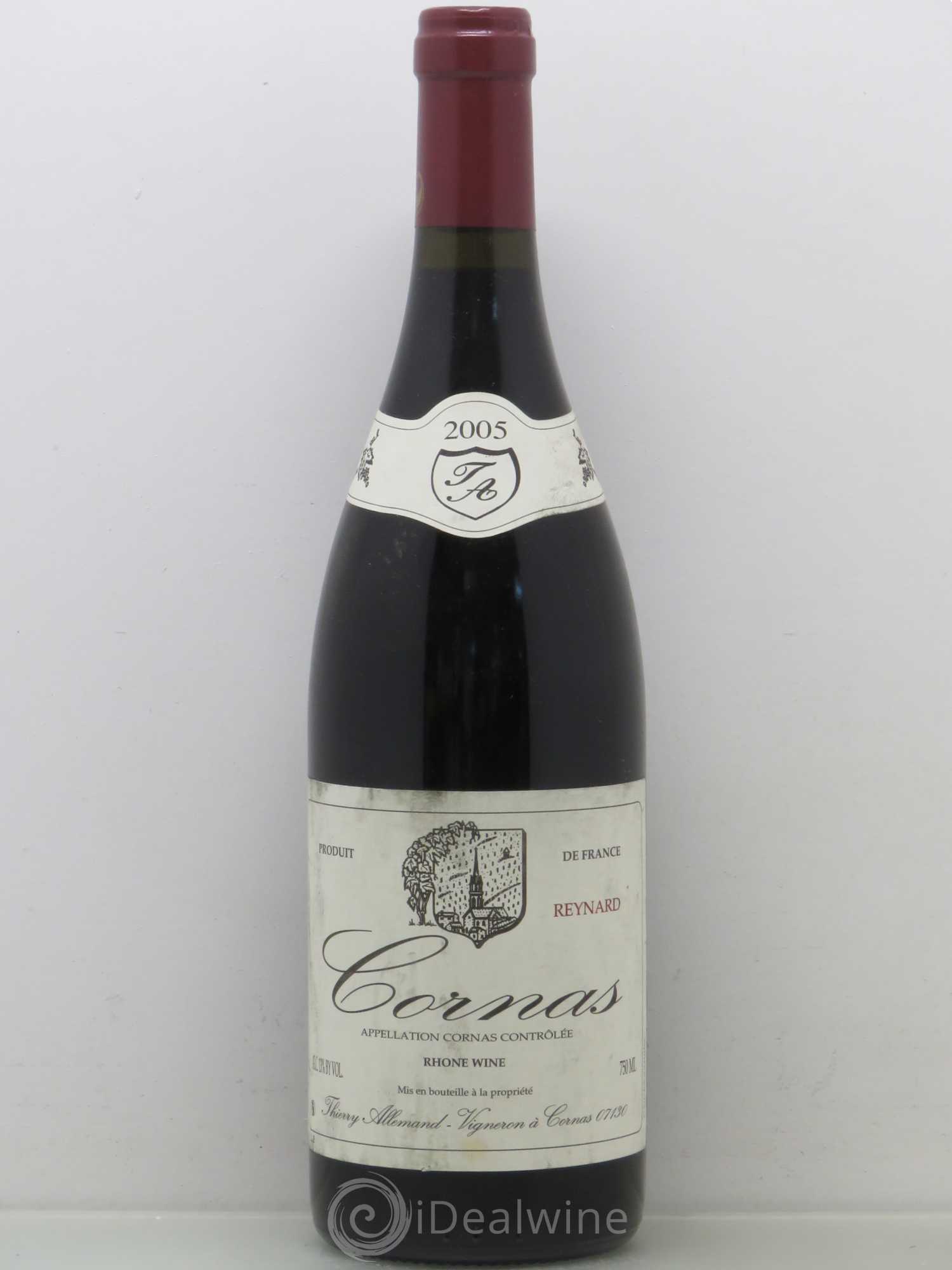 Cornas Reynard Thierry Allemand 2005 - Lot de 1 bouteille - 0