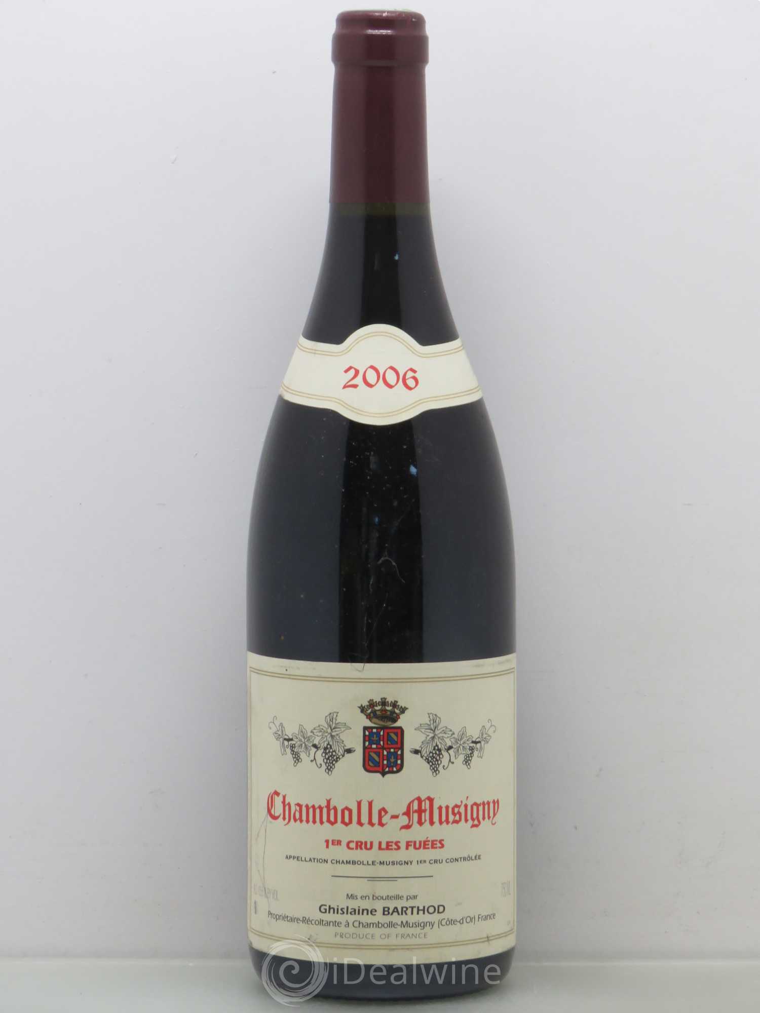 Chambolle-Musigny 1er Cru Les Fuées Ghislaine Barthod 2006 - Lot de 1 bouteille - 0