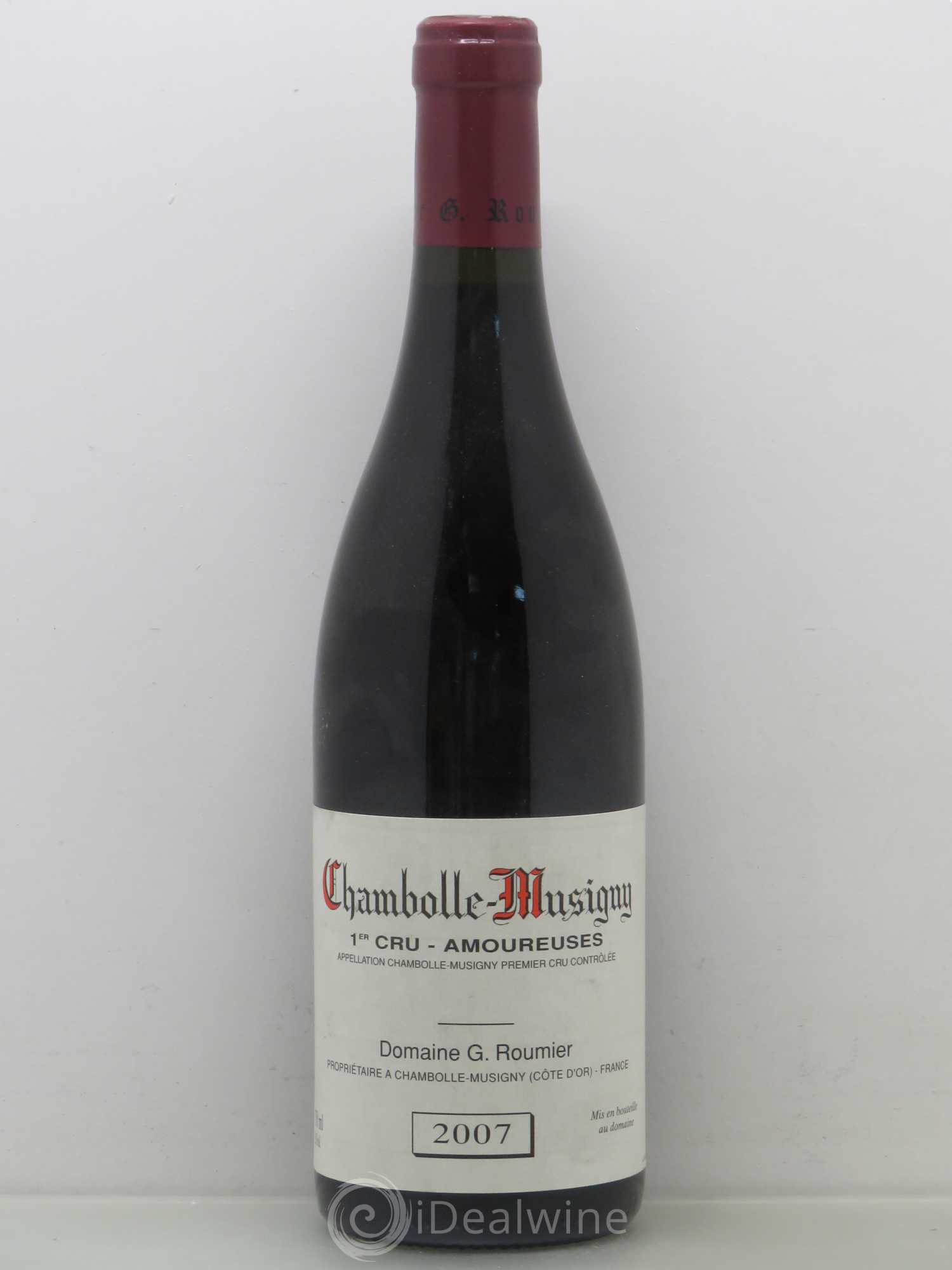 Chambolle-Musigny 1er Cru Les Amoureuses Georges Roumier (Domaine) 2007 - Lot de 1 bouteille - 0