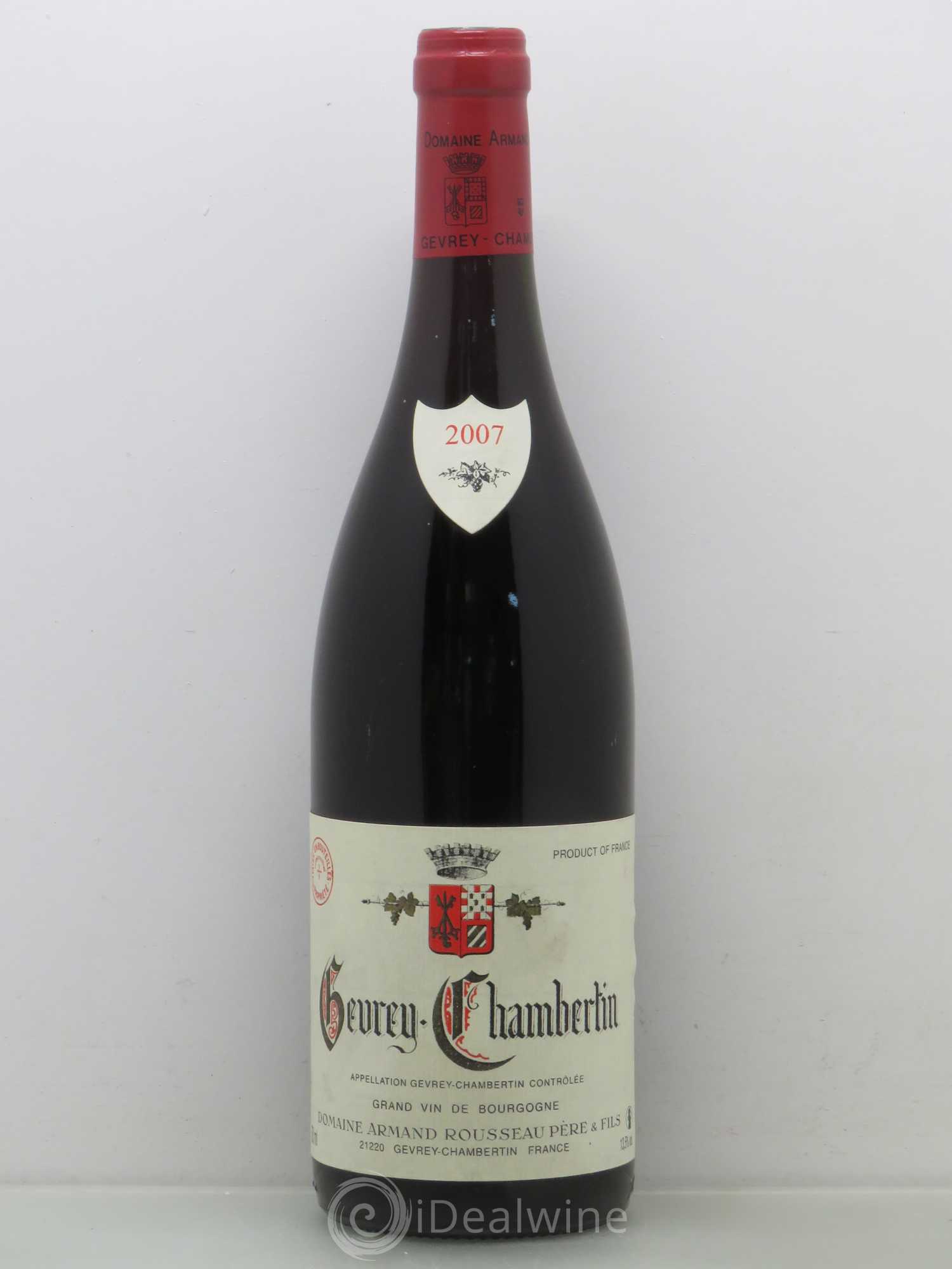 Gevrey-Chambertin Armand Rousseau (Domaine) 2007 - Lot de 1 bouteille - 0