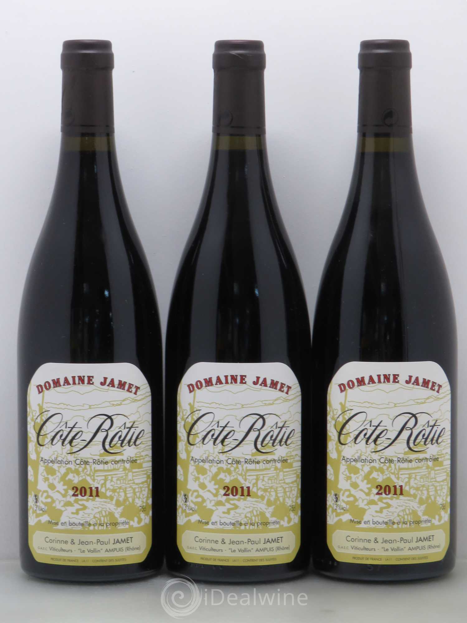 Côte-Rôtie Jamet (Domaine) 2011 - Lot de 6 bouteilles - 1
