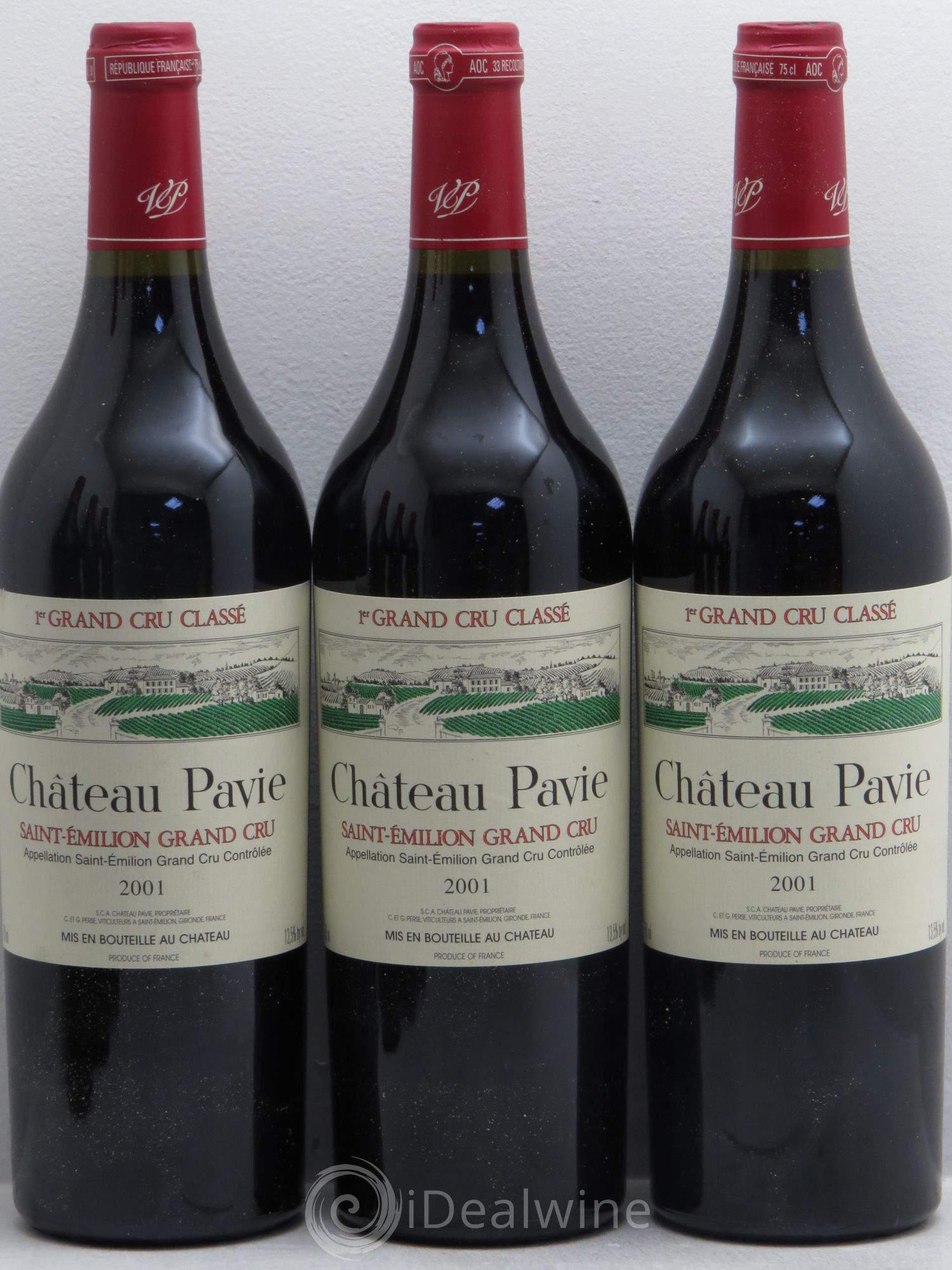 Château Pavie 1er Grand Cru Classé A 2001 - Lot de 12 bouteilles - 3