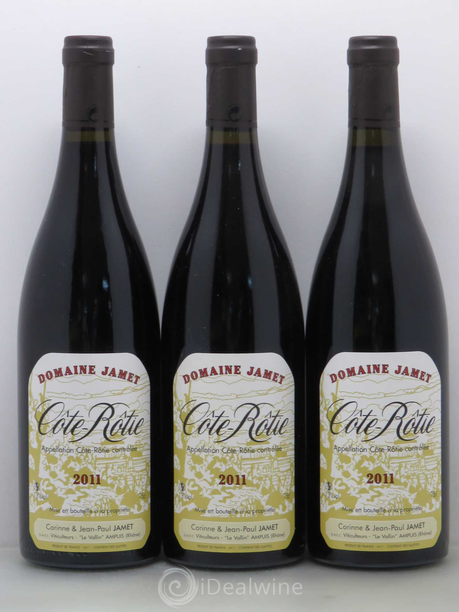 Côte-Rôtie Jamet (Domaine) 2011 - Lot de 3 bouteilles - 0