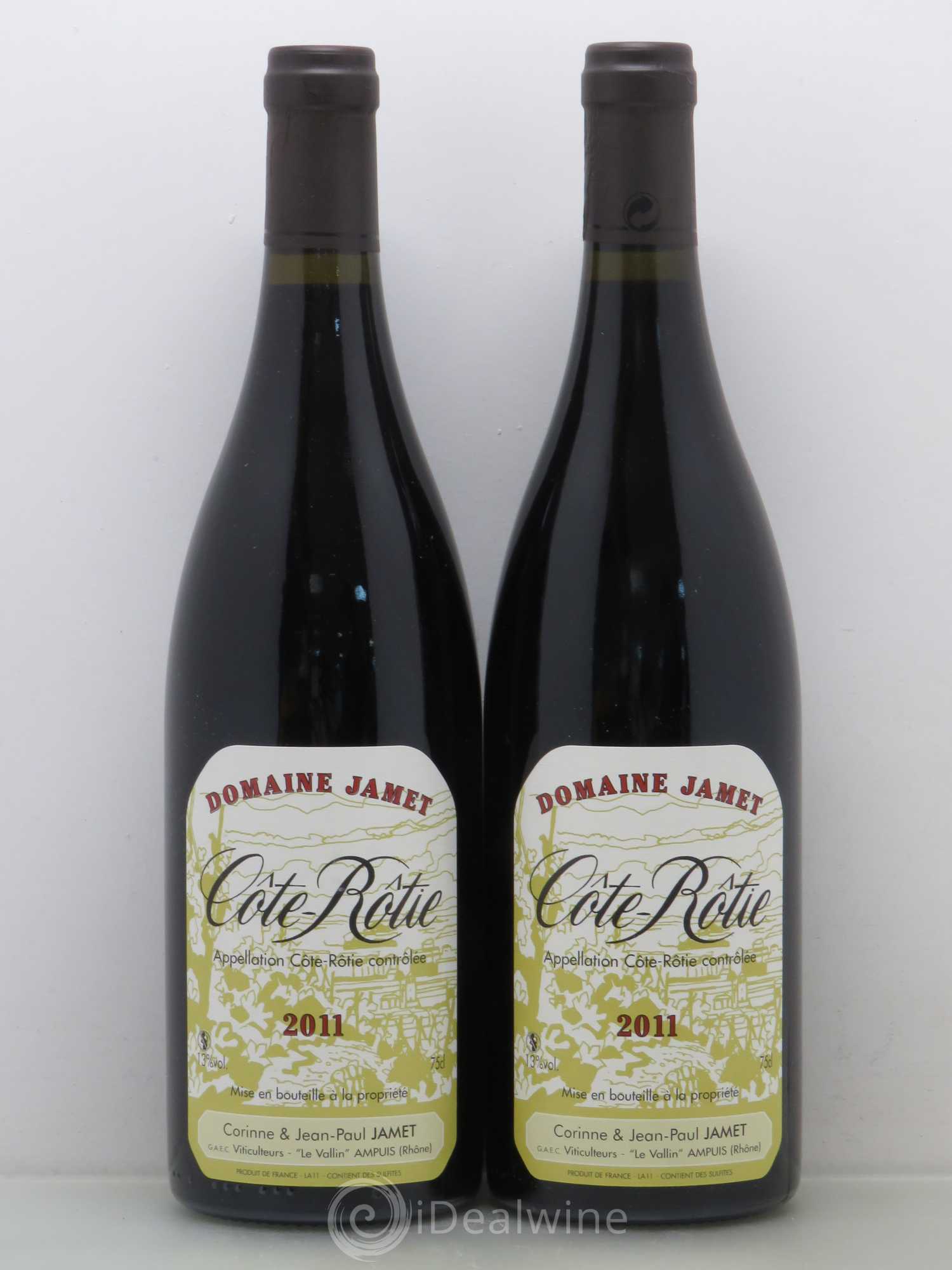 Côte-Rôtie Jamet (Domaine) 2011 - Lot de 2 bouteilles - 0