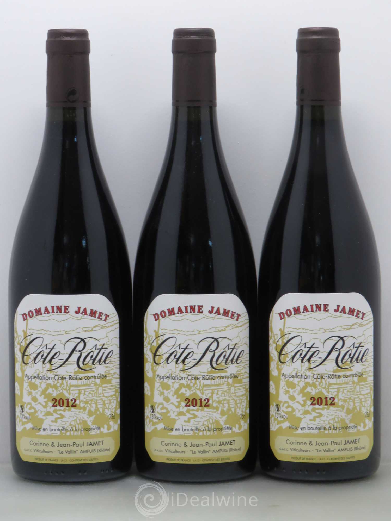 Côte-Rôtie Jamet (Domaine) 2012 - Lot de 6 bouteilles - 1