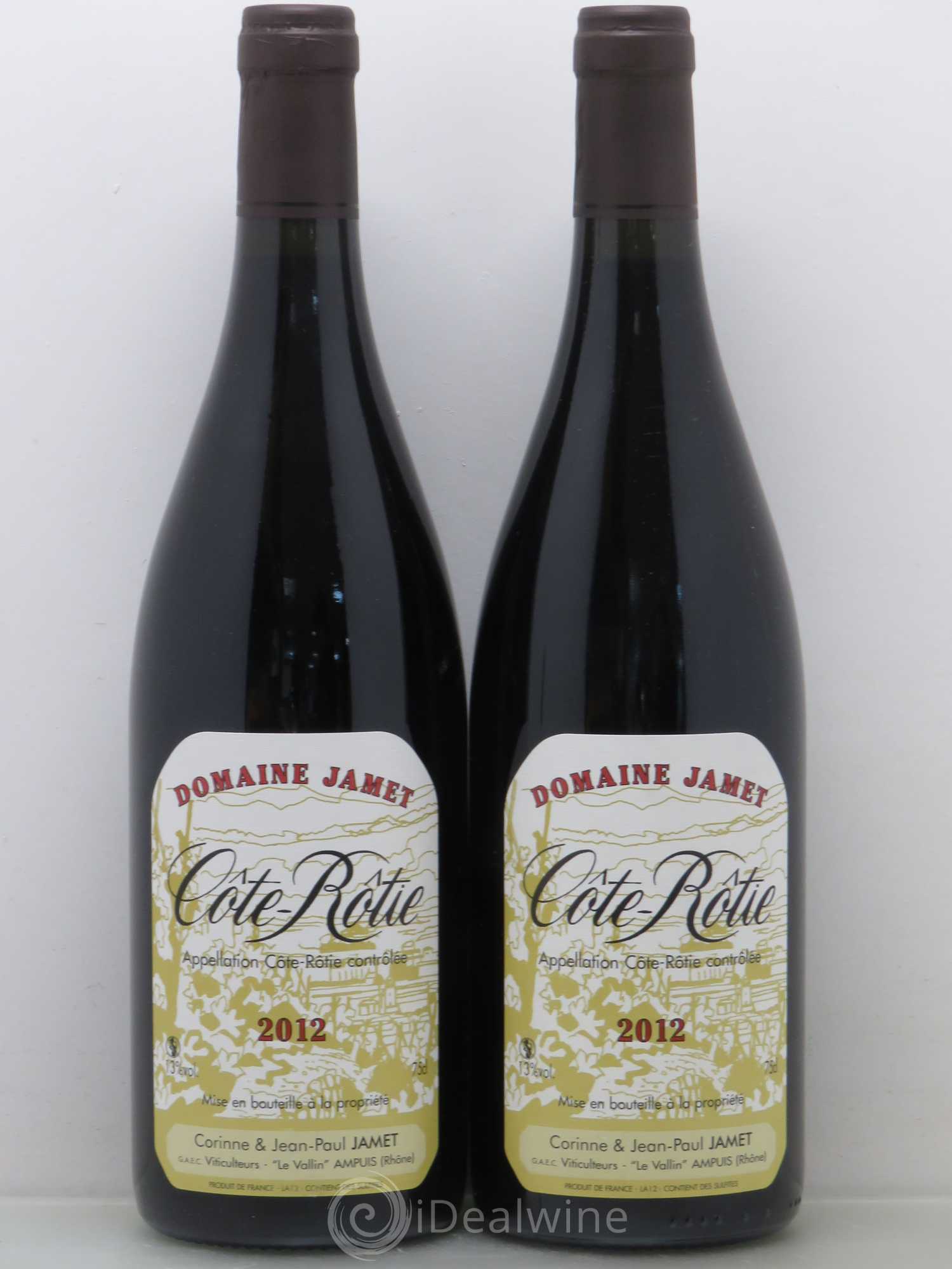 Côte-Rôtie Jamet (Domaine) 2012 - Lot de 2 bouteilles - 0