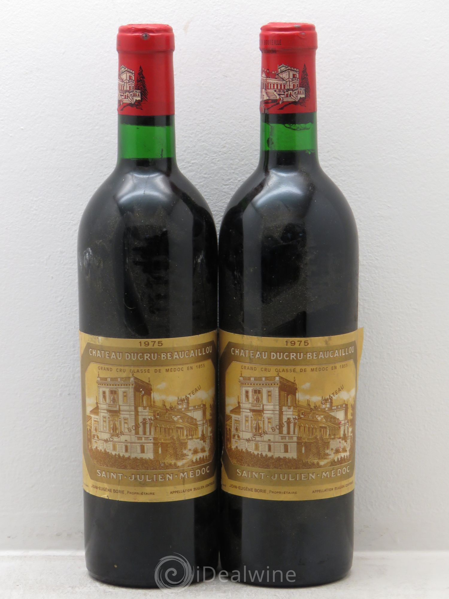 Château Ducru Beaucaillou 2ème Grand Cru Classé 1975 - Lot de 2 bouteilles - 0