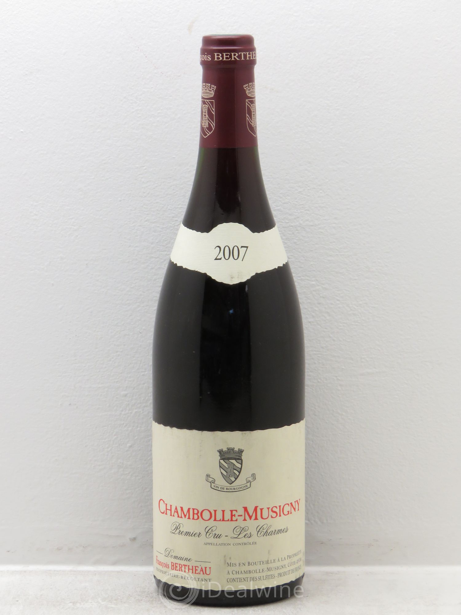 Chambolle-Musigny 1er Cru 2007 - Lot de 1 bouteille - 0