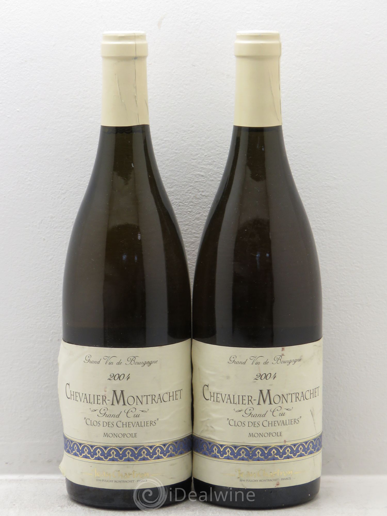 Chevalier-Montrachet Grand Cru Clos des Chevaliers Jean Chartron (Domaine) Clos des Chevaliers 2004 - Lot de 2 bouteilles - 0