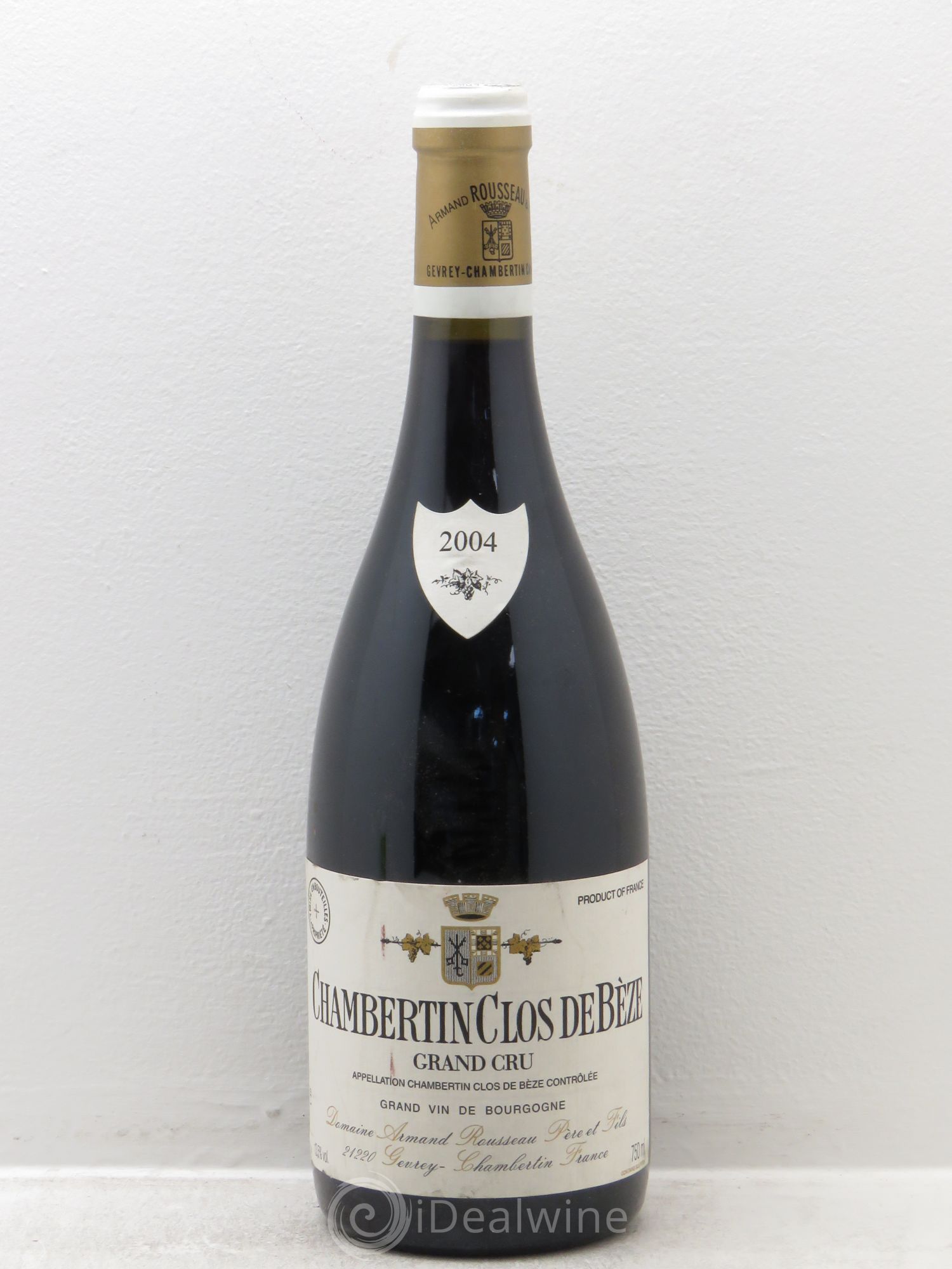 Chambertin Clos de Bèze Grand Cru Armand Rousseau (Domaine) 2004 - Lot de 1 bouteille - 0