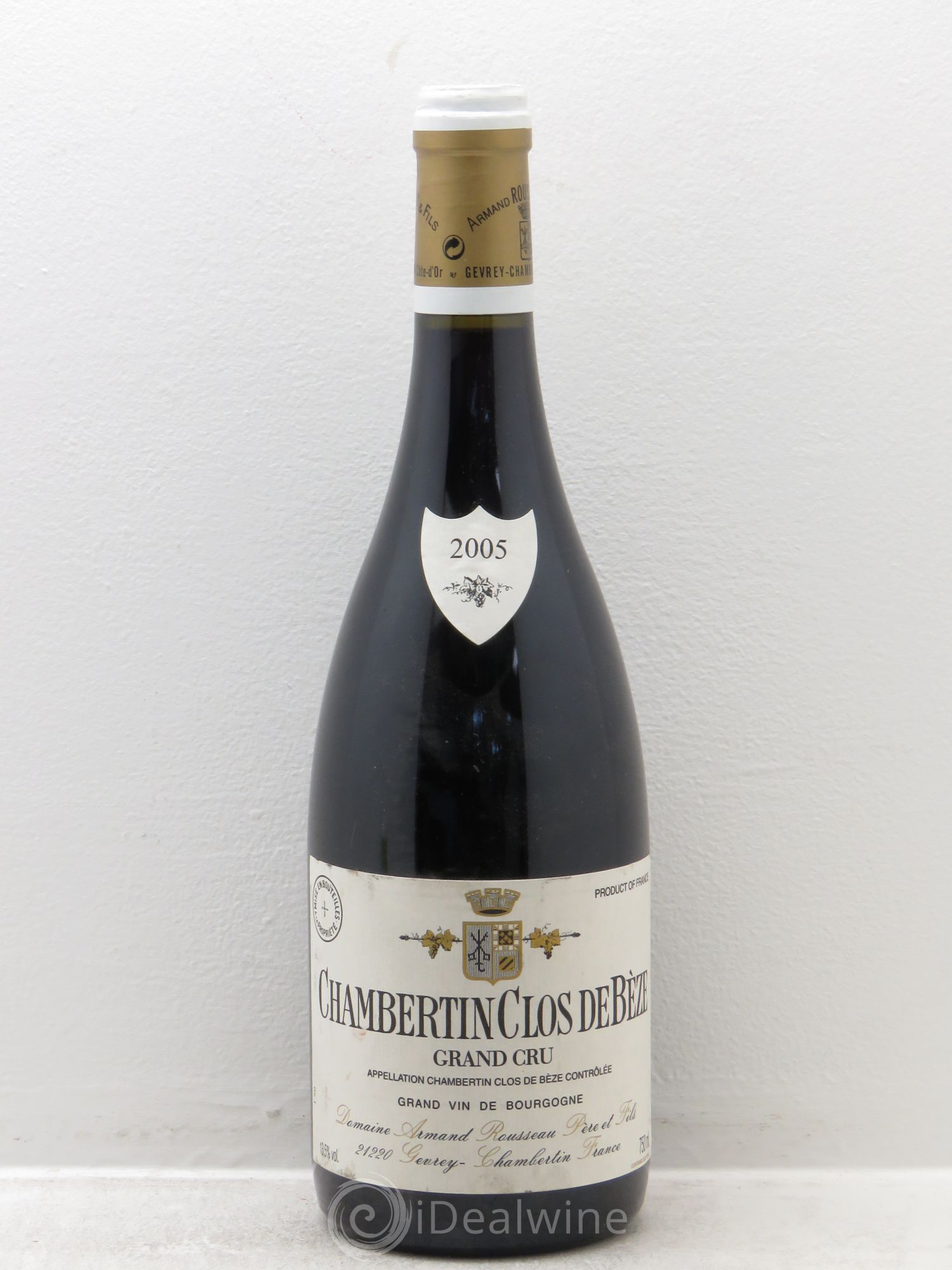 Chambertin Clos de Bèze Grand Cru Armand Rousseau (Domaine) 2005 - Lot de 1 bouteille - 0