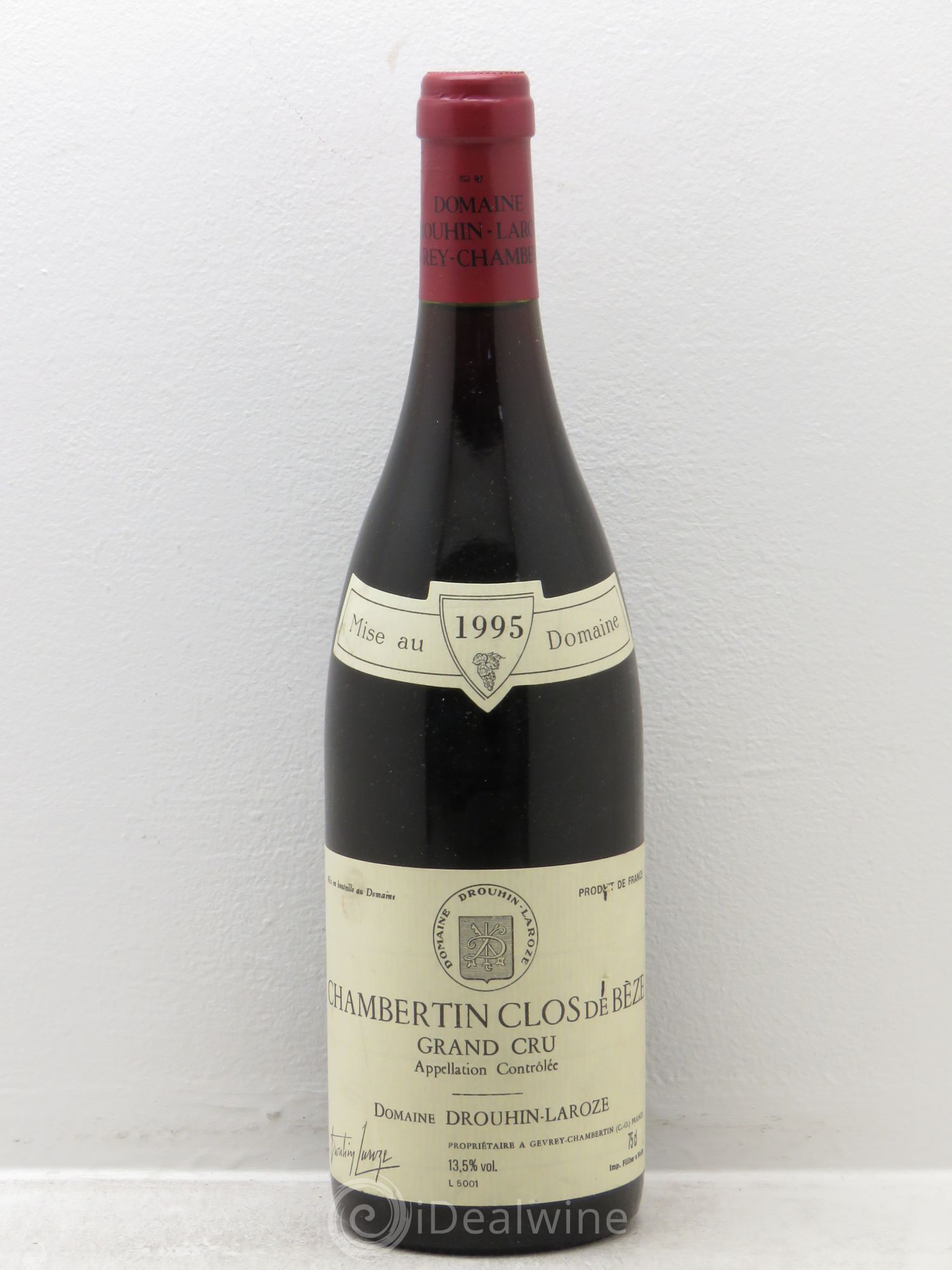 Chambertin Clos de Bèze Grand Cru Domaine Drouhin-Laroze 1995 - Lot de 1 bouteille - 0