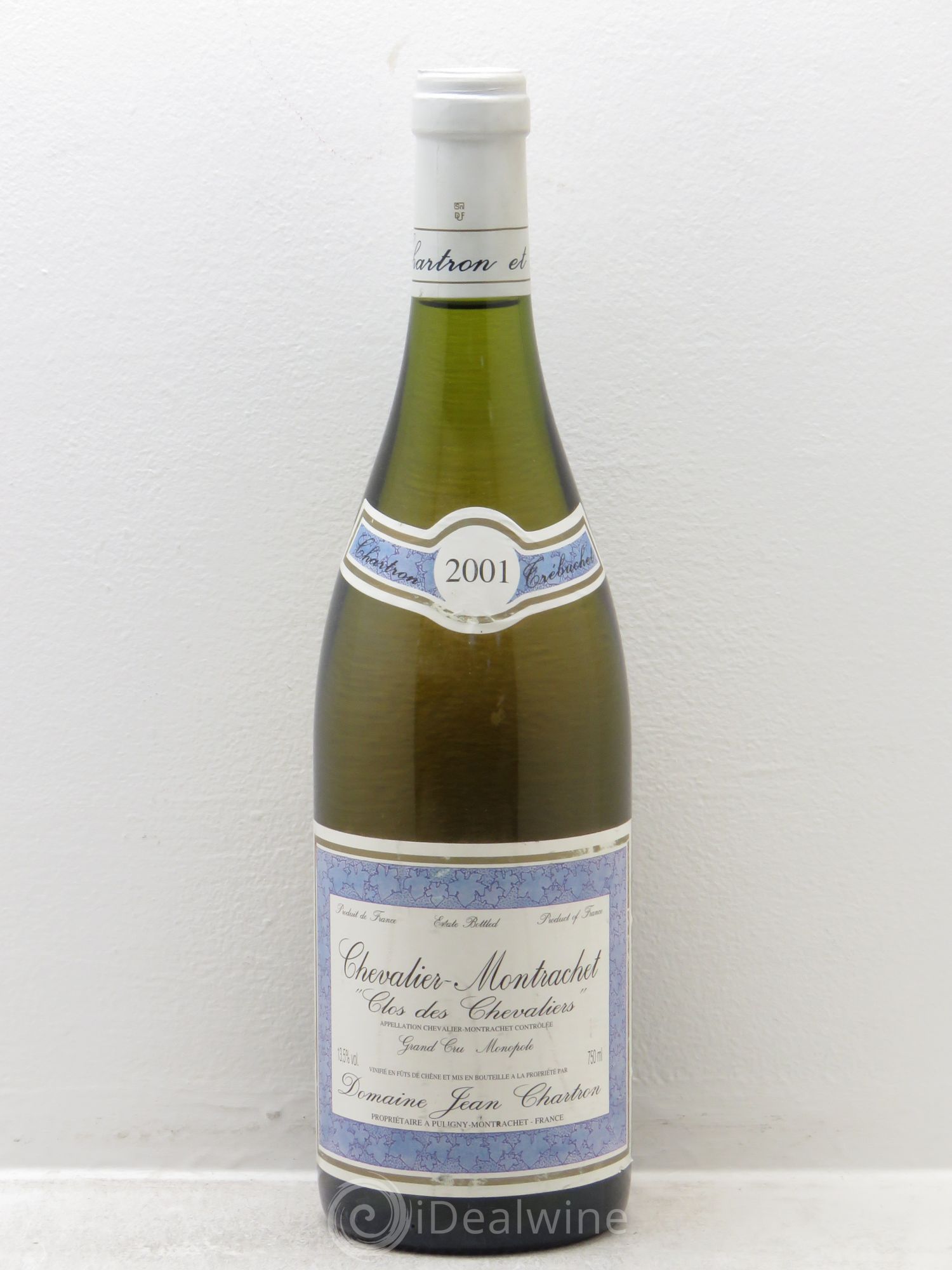 Chevalier-Montrachet Grand Cru Clos des Chevaliers Jean Chartron (Domaine) 2001 - Posten von 1 Flasche - 0