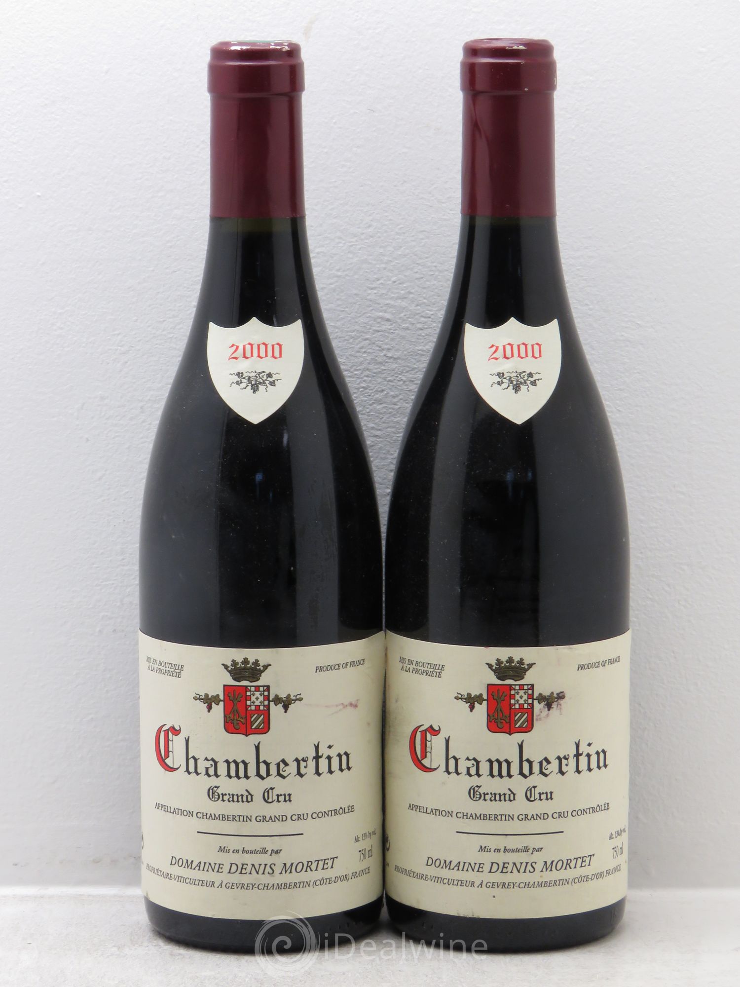 Chambertin Grand Cru Denis Mortet (Domaine) 2000 - Lot de 2 bouteilles - 0