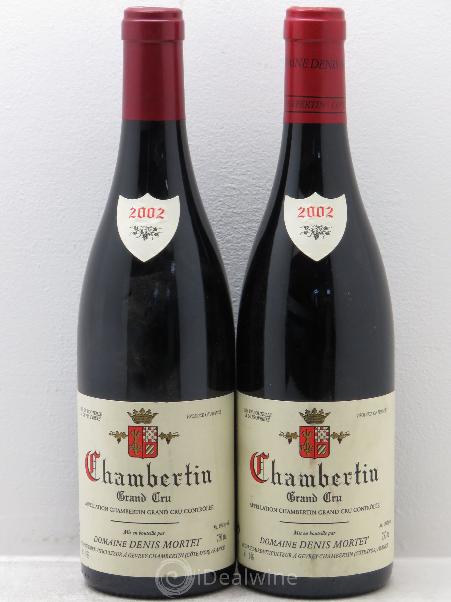 Chambertin Grand Cru Denis Mortet (Domaine) 2002 - Lot de 2 bouteilles - 0