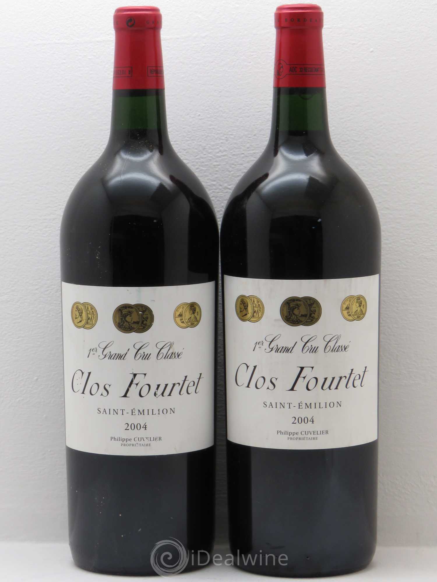 Clos Fourtet 1er Grand Cru Classé B 2004 - Lot de 2 magnums - 0