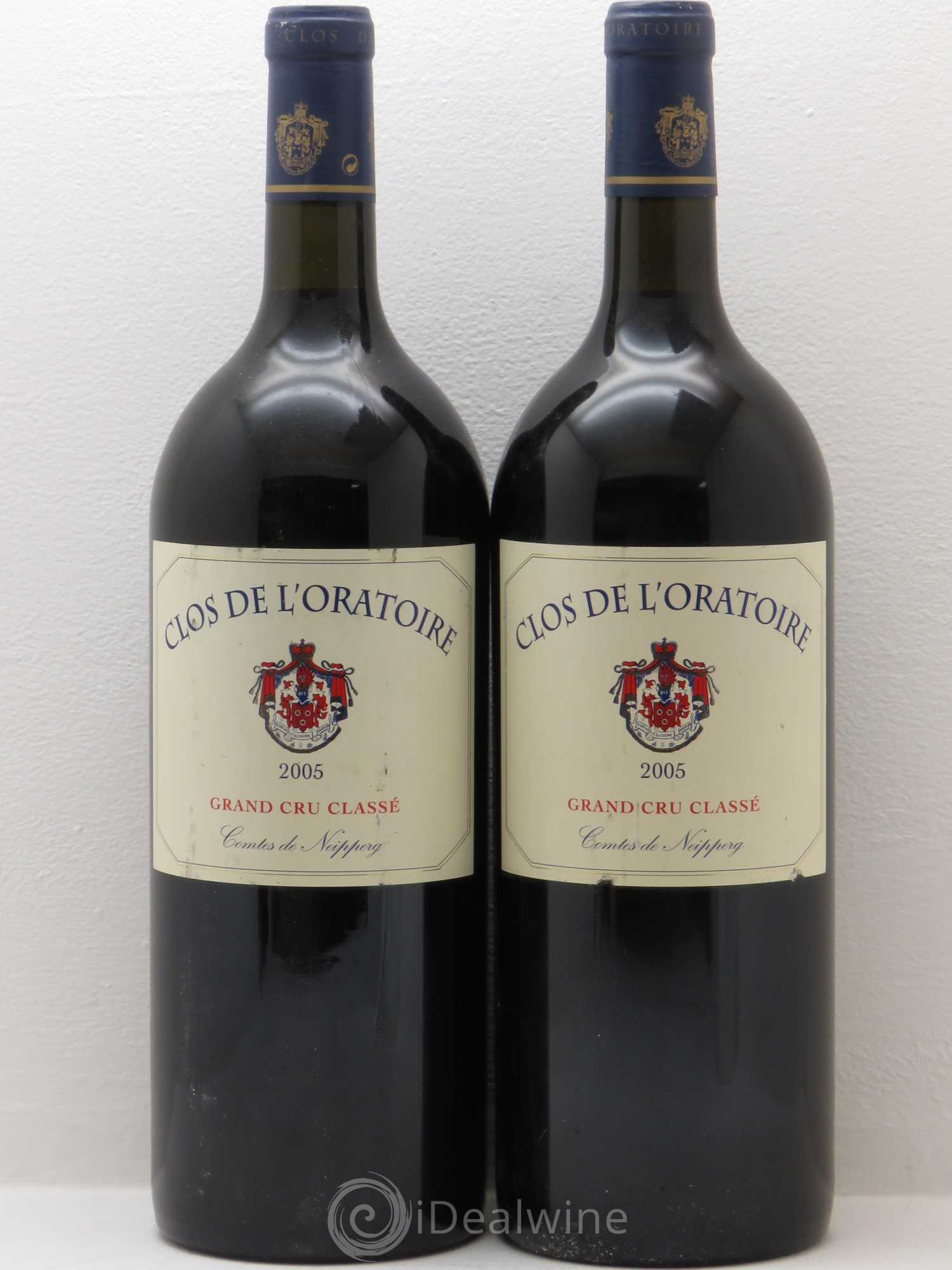 Clos de l'Oratoire Grand Cru Classé 2005 - Lot de 2 magnums - 0