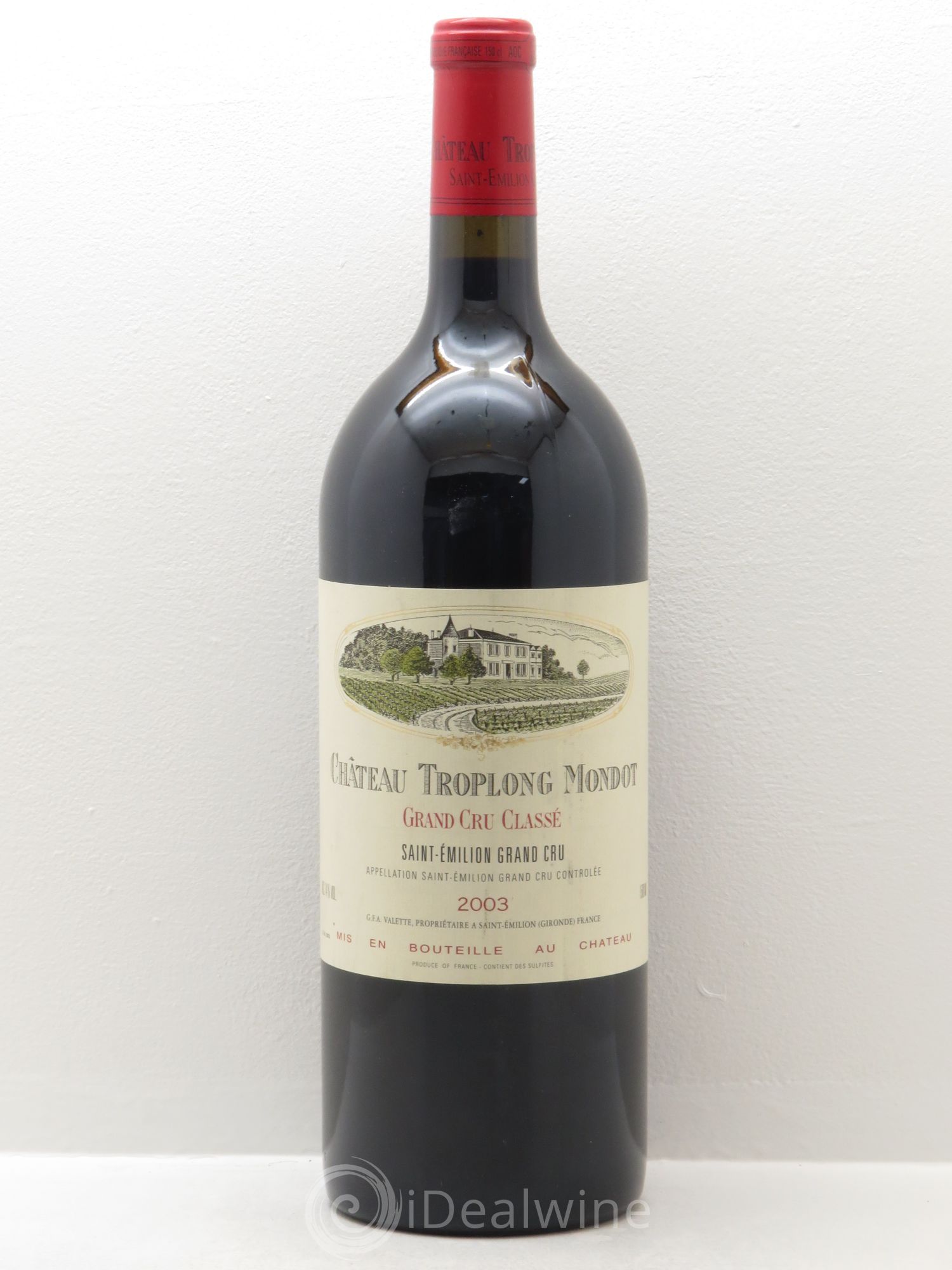 Château Troplong Mondot 1er Grand Cru Classé B 2003 - Lot de 1 magnum - 0