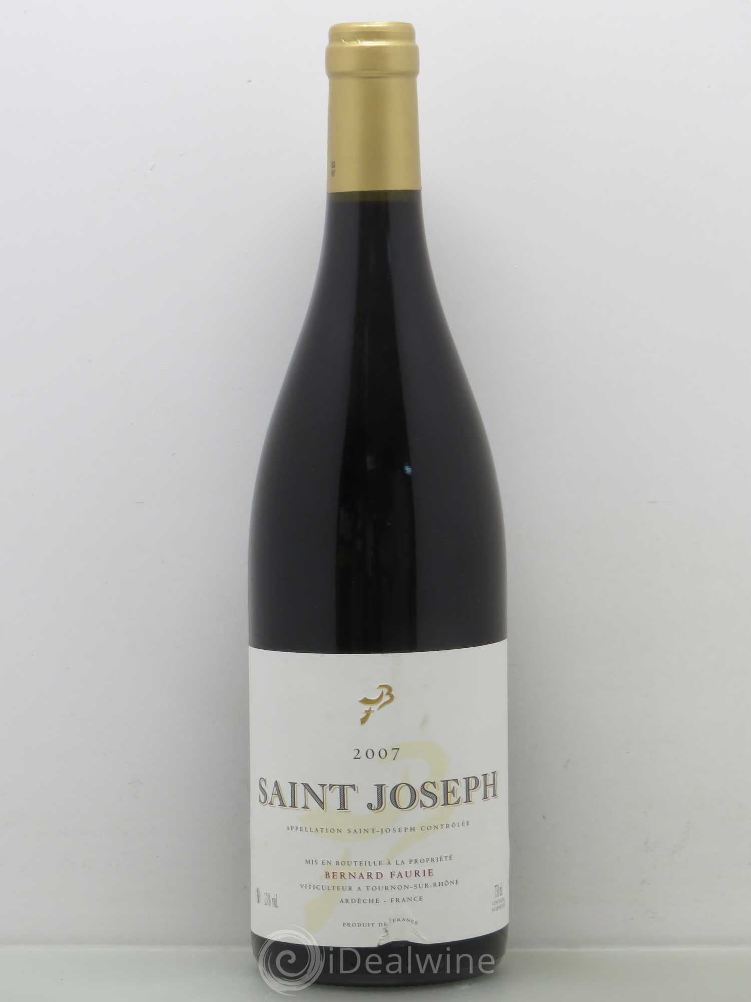 Saint-Joseph Bernard Faurie Vieilles Vignes 2007 - Posten von 1 Flasche - 0