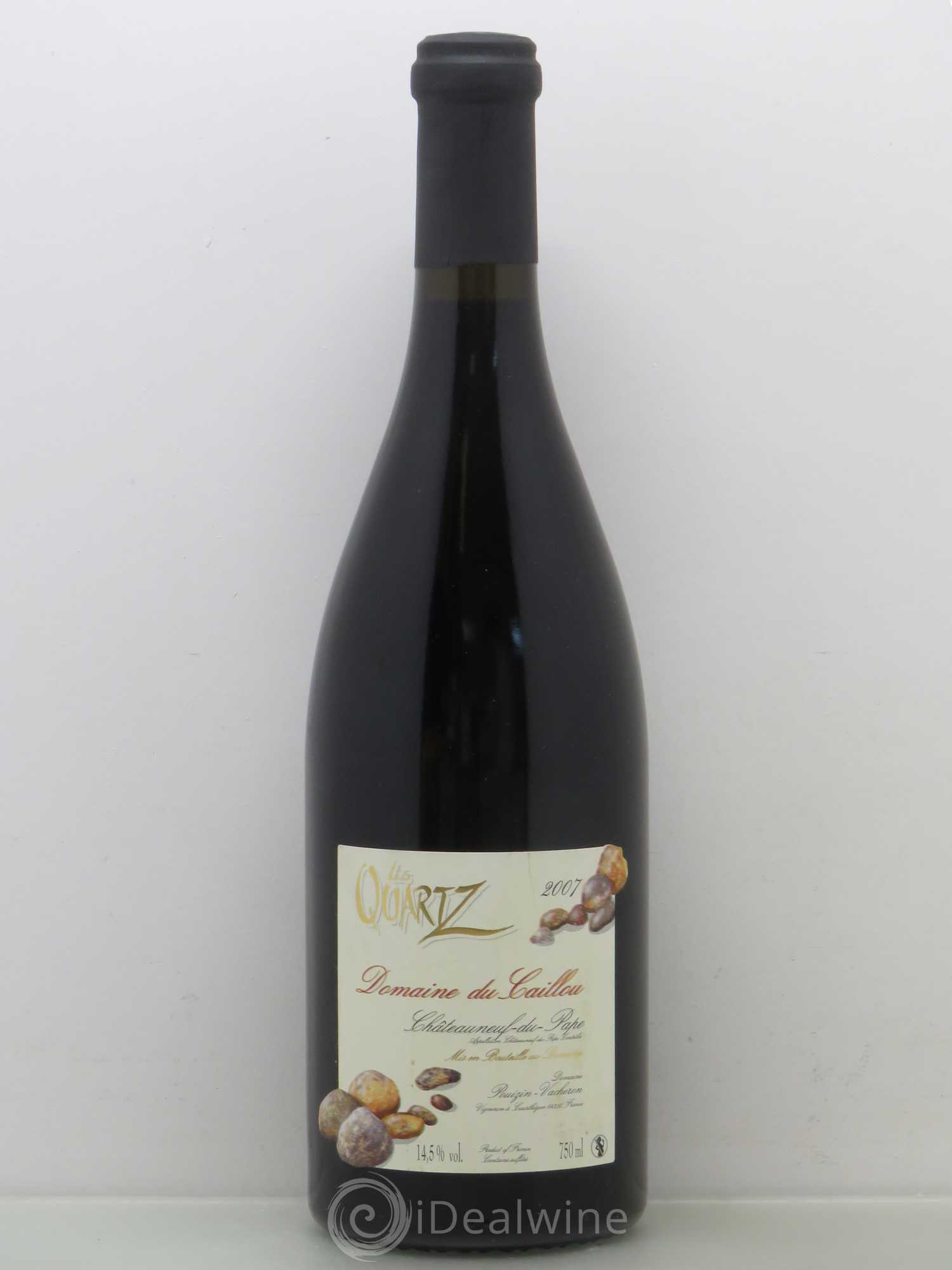 Châteauneuf-du-Pape Les Quartz Clos du Caillou 2007 - Lot de 1 bouteille - 0