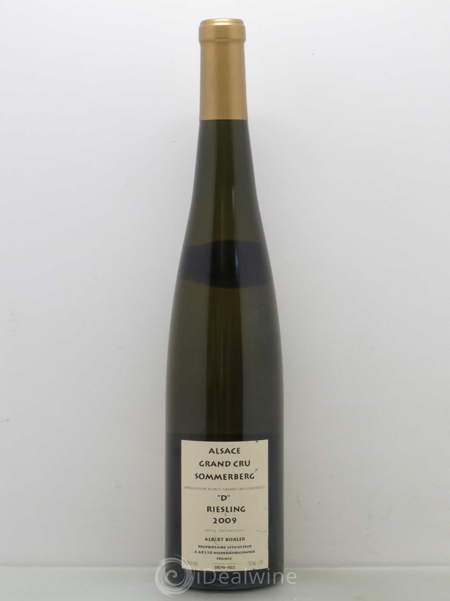 Riesling Grand Cru Albert Boxler Sommerberg D 2009 - Posten von 1 Flasche - 1
