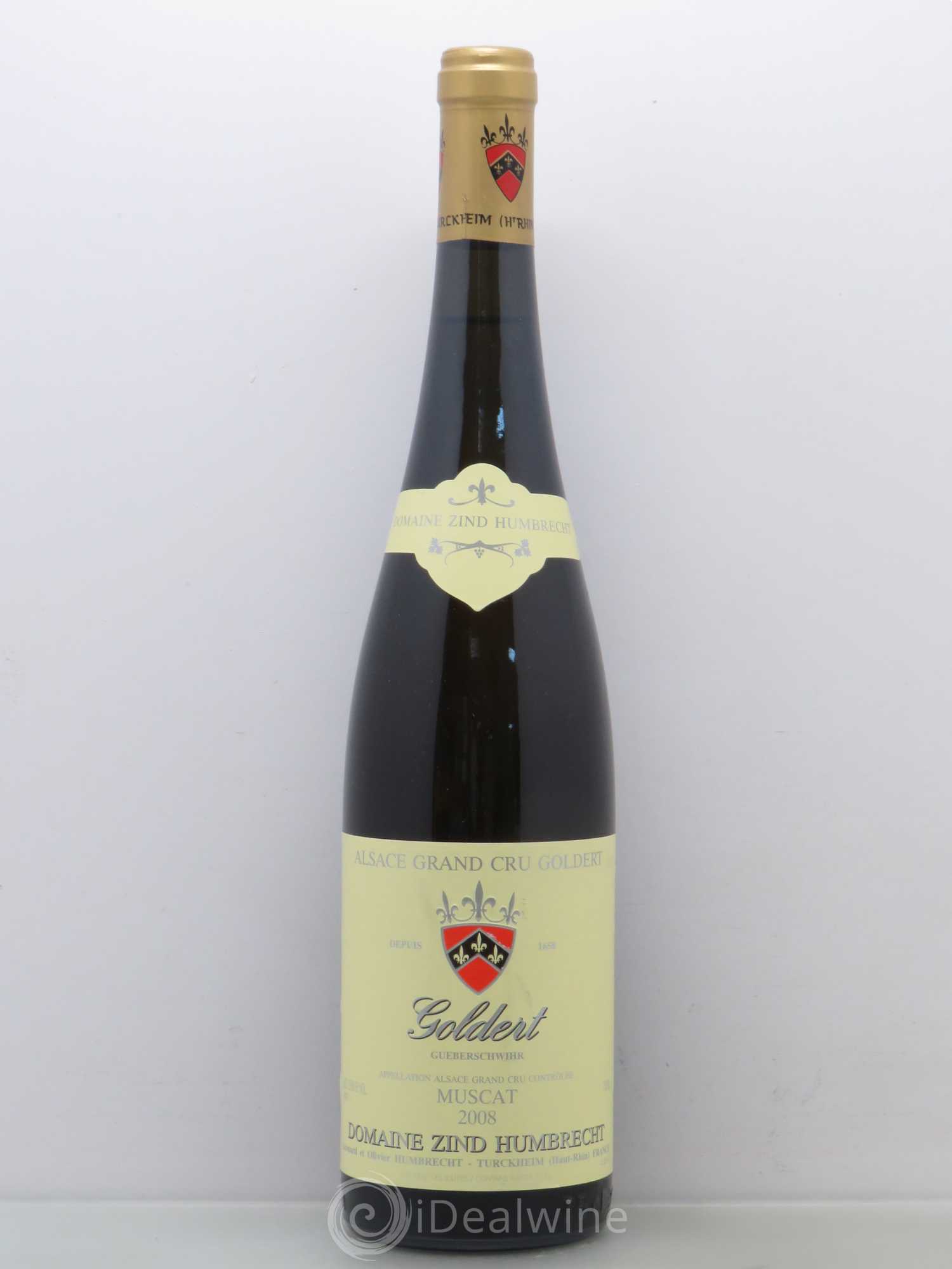 Alsace Muscat Grand Cru Goldert Zind-Humbrecht (Domaine) 2008 - Lot de 1 bouteille - 0