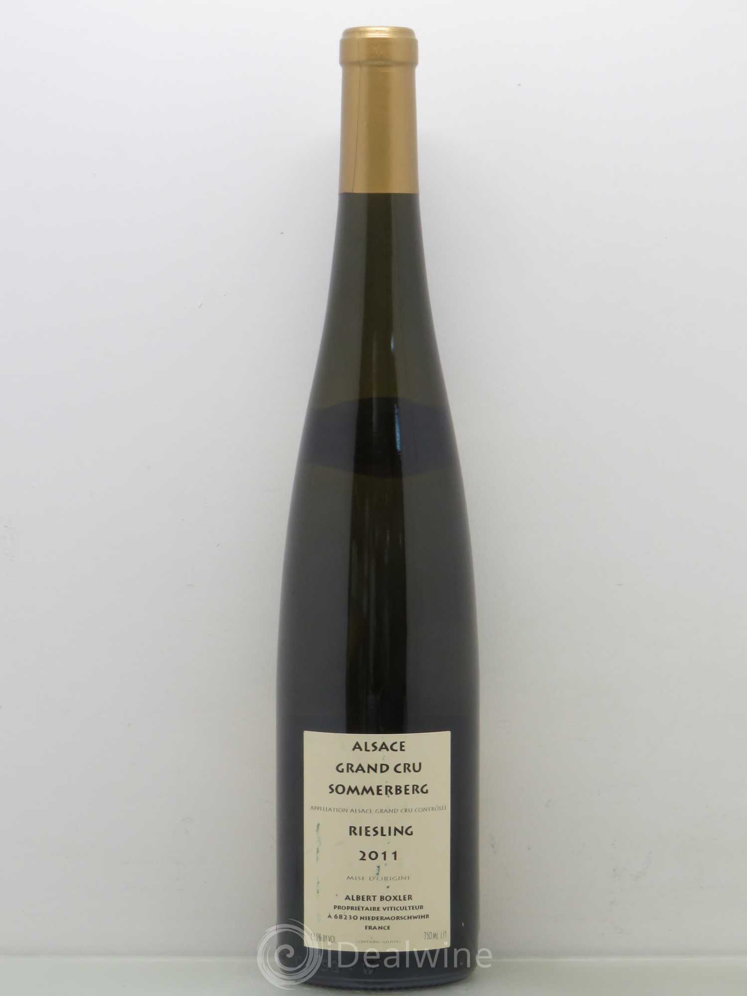 Riesling Grand Cru Albert Boxler Sommerberg 2011 - Posten von 1 Flasche - 1