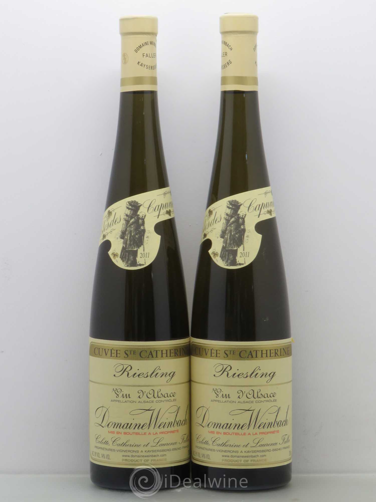 Alsace Riesling Cuvée Sainte-Catherine Weinbach (Domaine) 2011 - Lot de 2 bouteilles - 0
