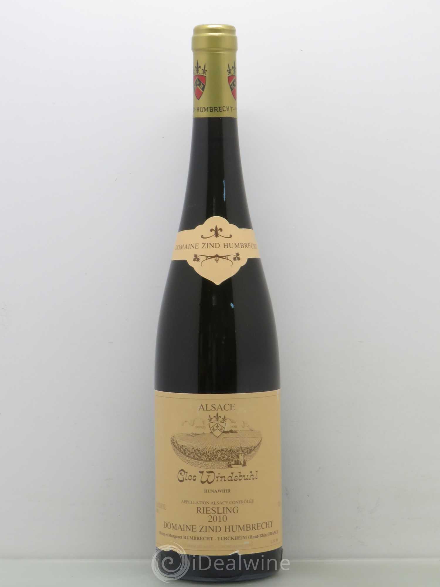 Alsace Riesling Clos Windsbuhl Zind-Humbrecht (Domaine) 2010 - Lot de 1 bouteille - 0