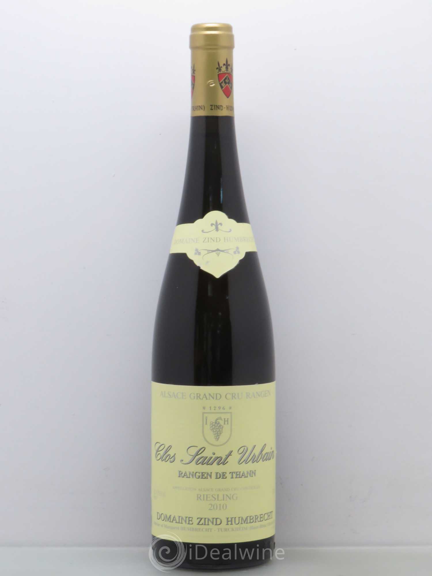 Alsace Riesling Grand Cru Rangen de Thann Clos Saint Urbain Zind-Humbrecht (Domaine) 2010 - Lot de 1 bouteille - 0