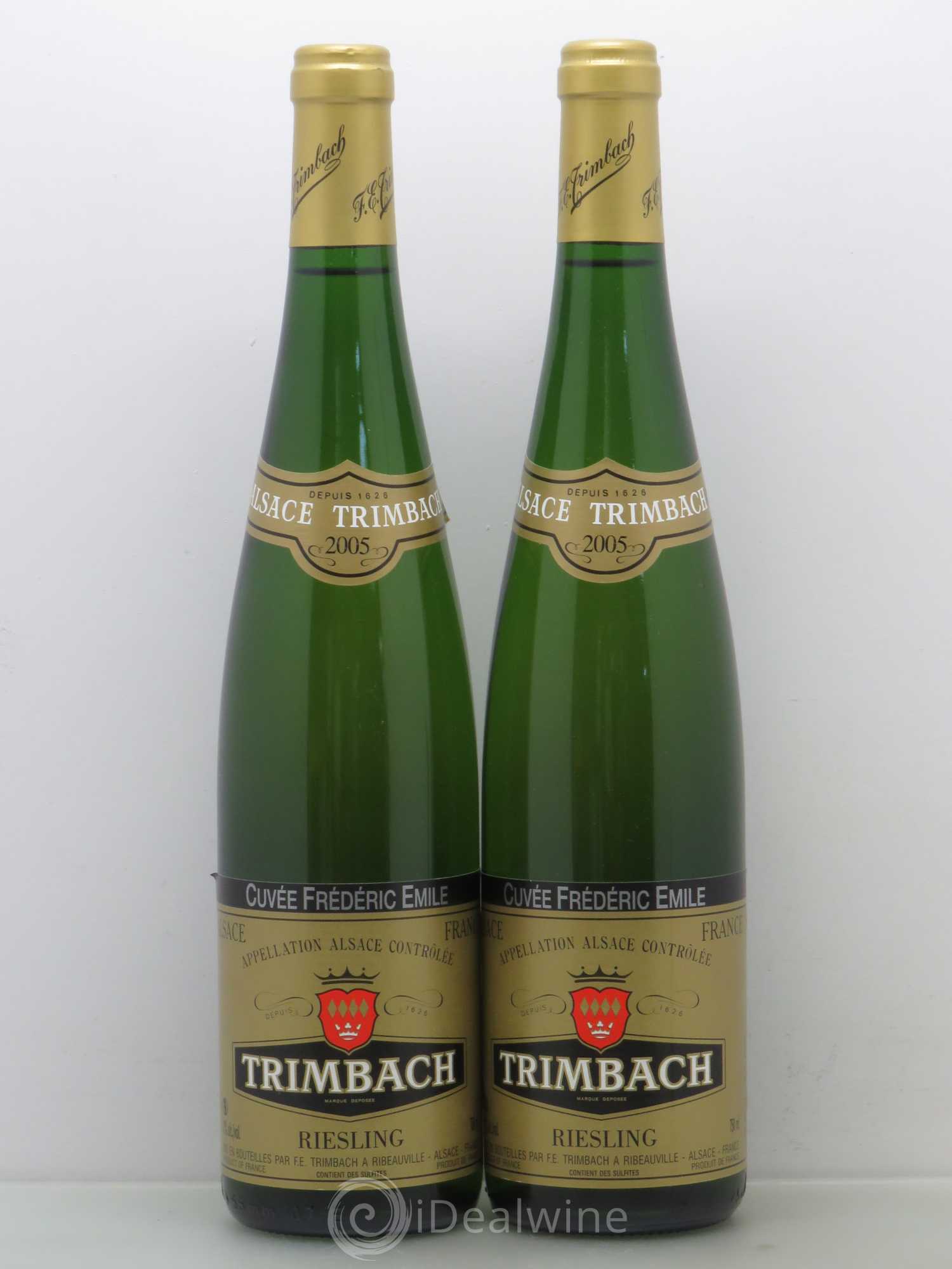 Alsace Riesling Cuvée Frédéric Emile Trimbach (Domaine) 2005 - Lot de 2 bouteilles - 0